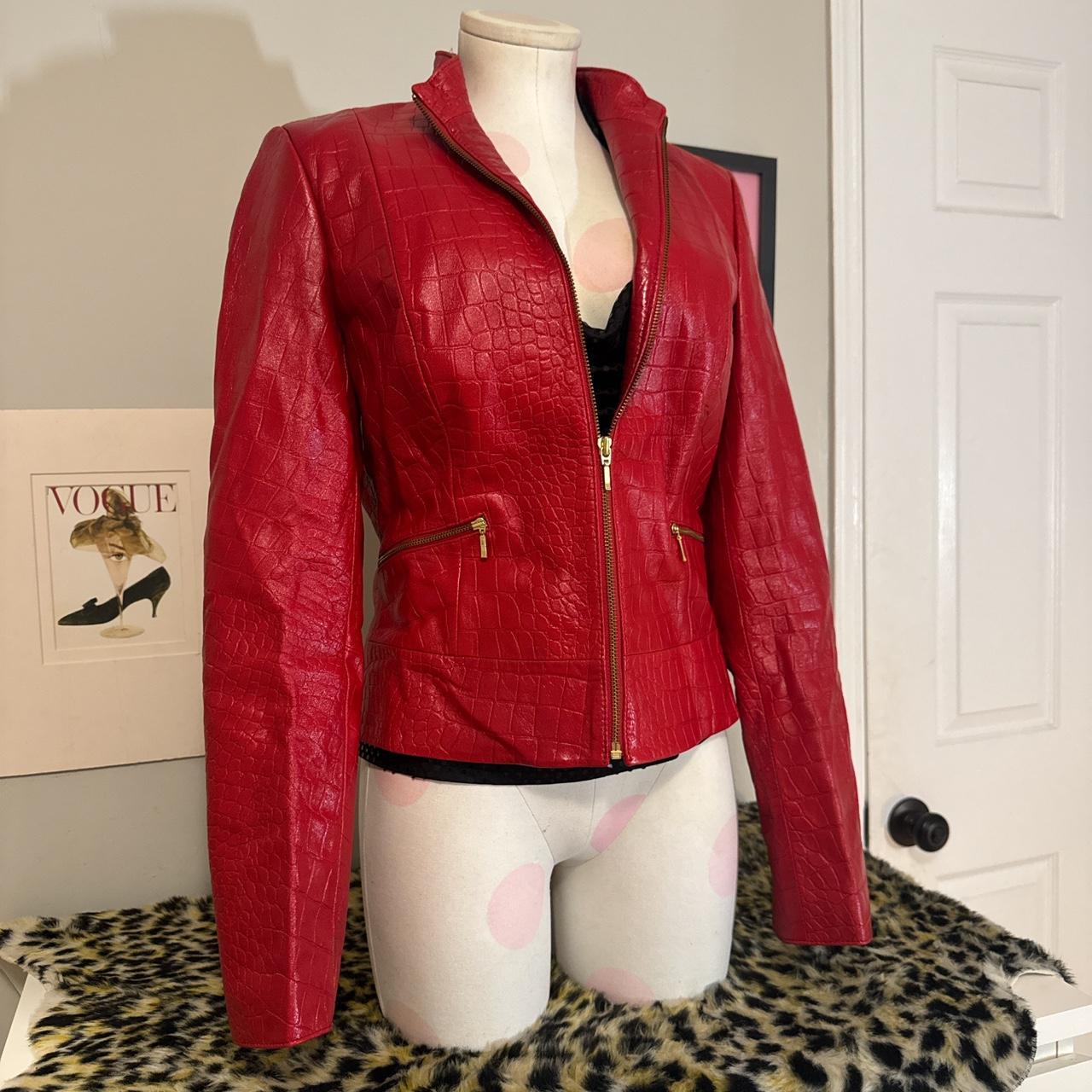Cache Women's Blazer Jacket - Red - 10 – Cache Re… - image 2