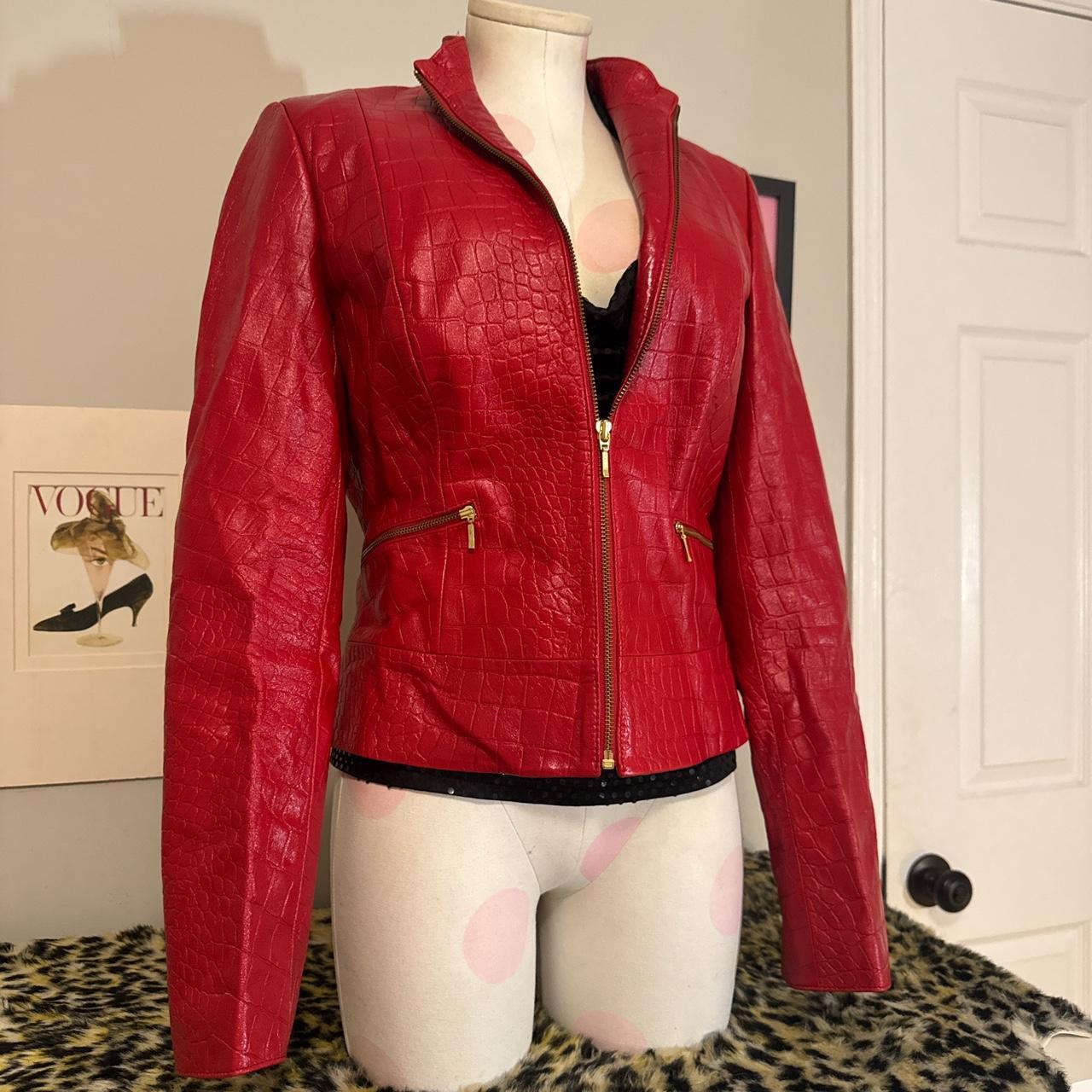 Cache Women's Blazer Jacket - Red - 10 – Cache Re… - image 4