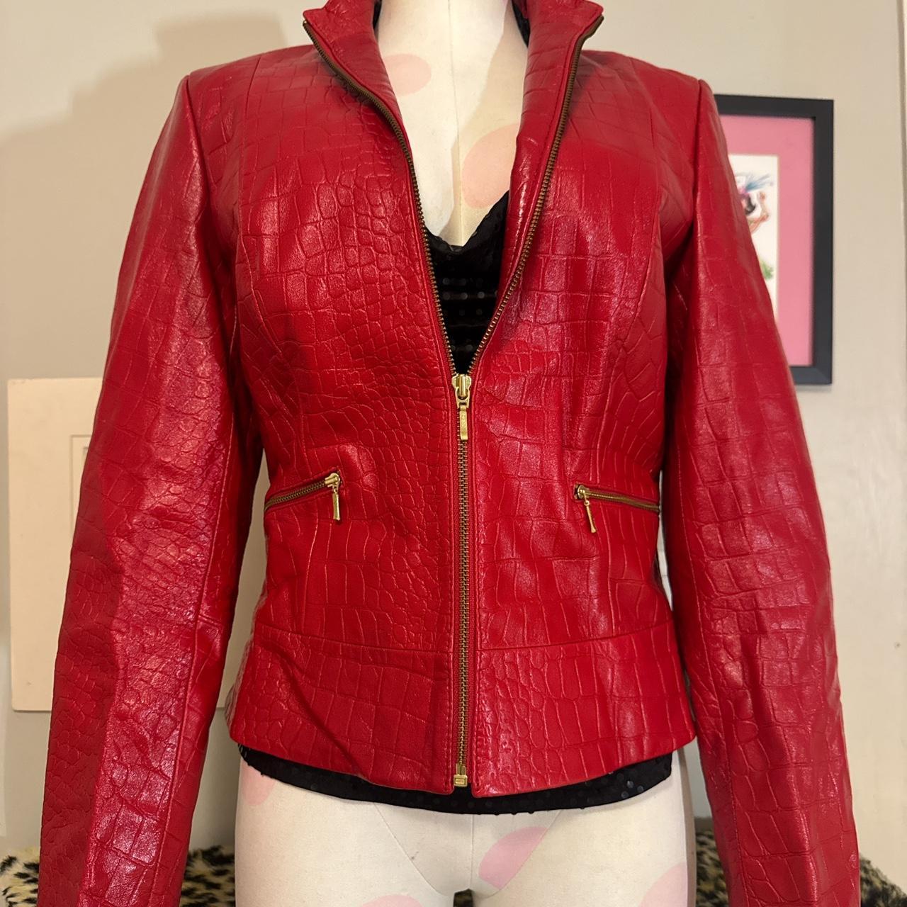 Cache Women's Blazer Jacket - Red - 10 – Cache Re… - image 3