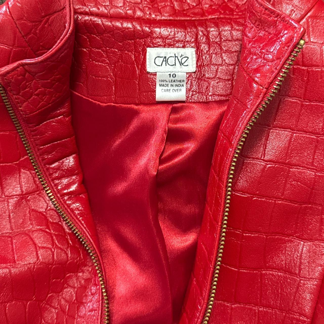 Cache Women's Blazer Jacket - Red - 10 – Cache Re… - image 6