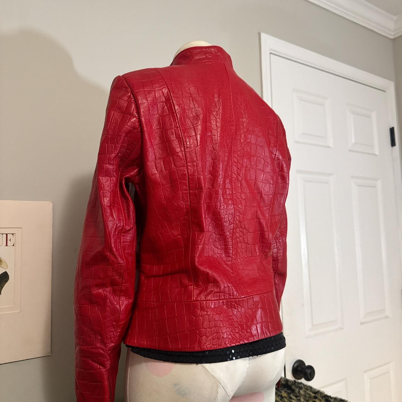 Cache Women's Blazer Jacket - Red - 10 – Cache Re… - image 5