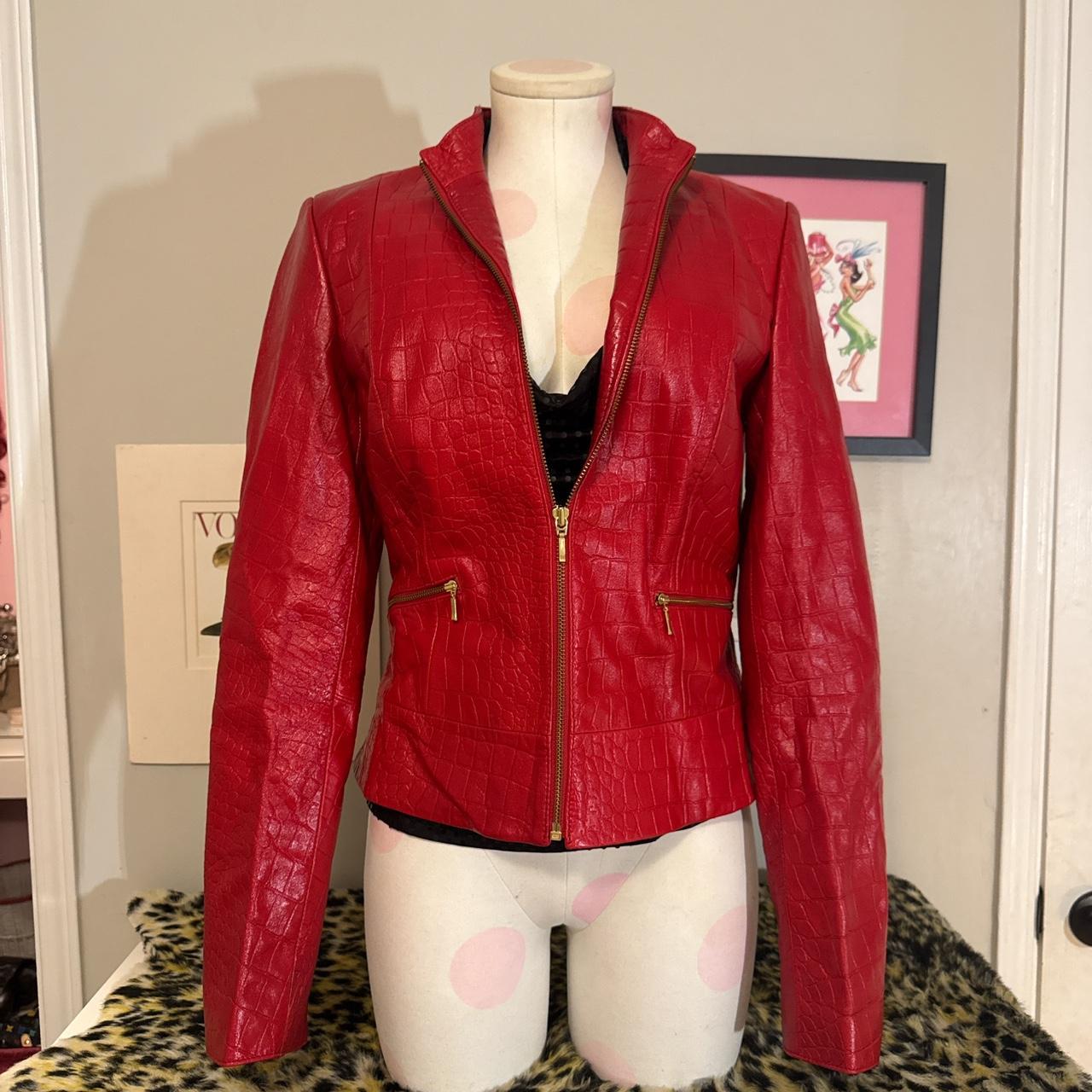 Cache Women's Blazer Jacket - Red - 10 – Cache Re… - image 1