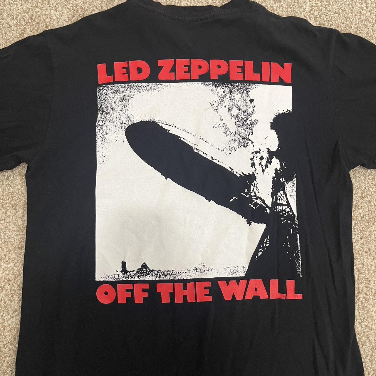 Vans Led Zeppelin Off the Wall shirt good quality Depop