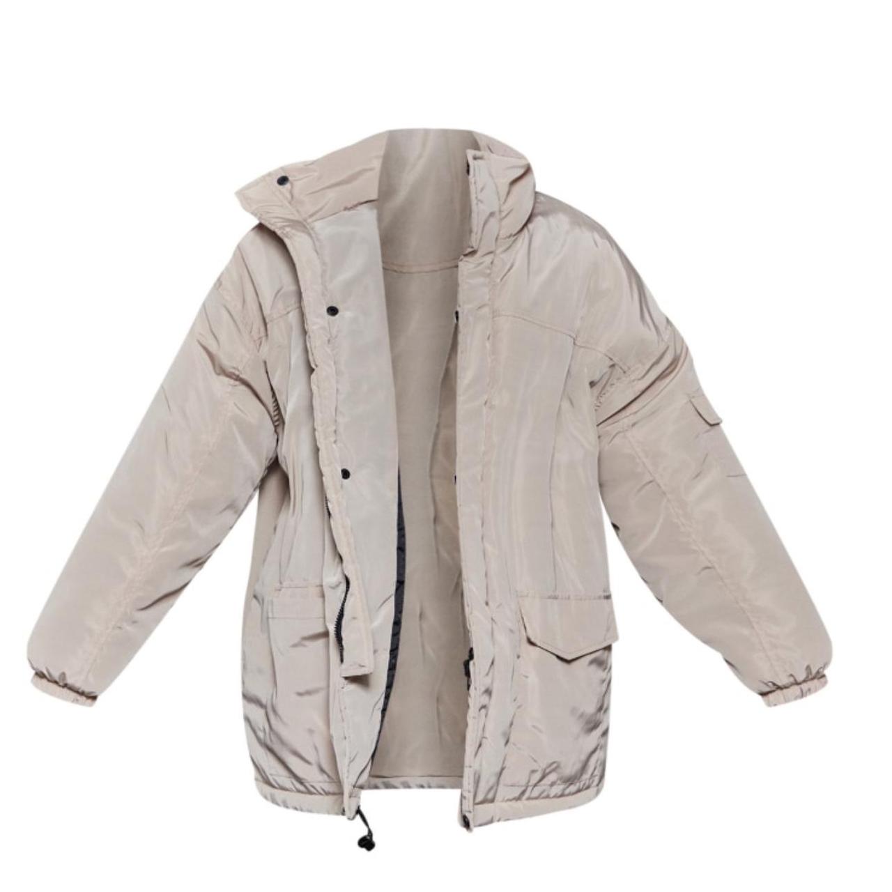 PLT Stone Oversized Pocket Detail Longline Depop