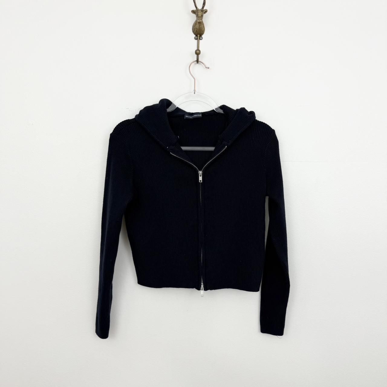 Arden Hoodie Black Brandy Zip Up Arden Hoodie Brandy Zip Up