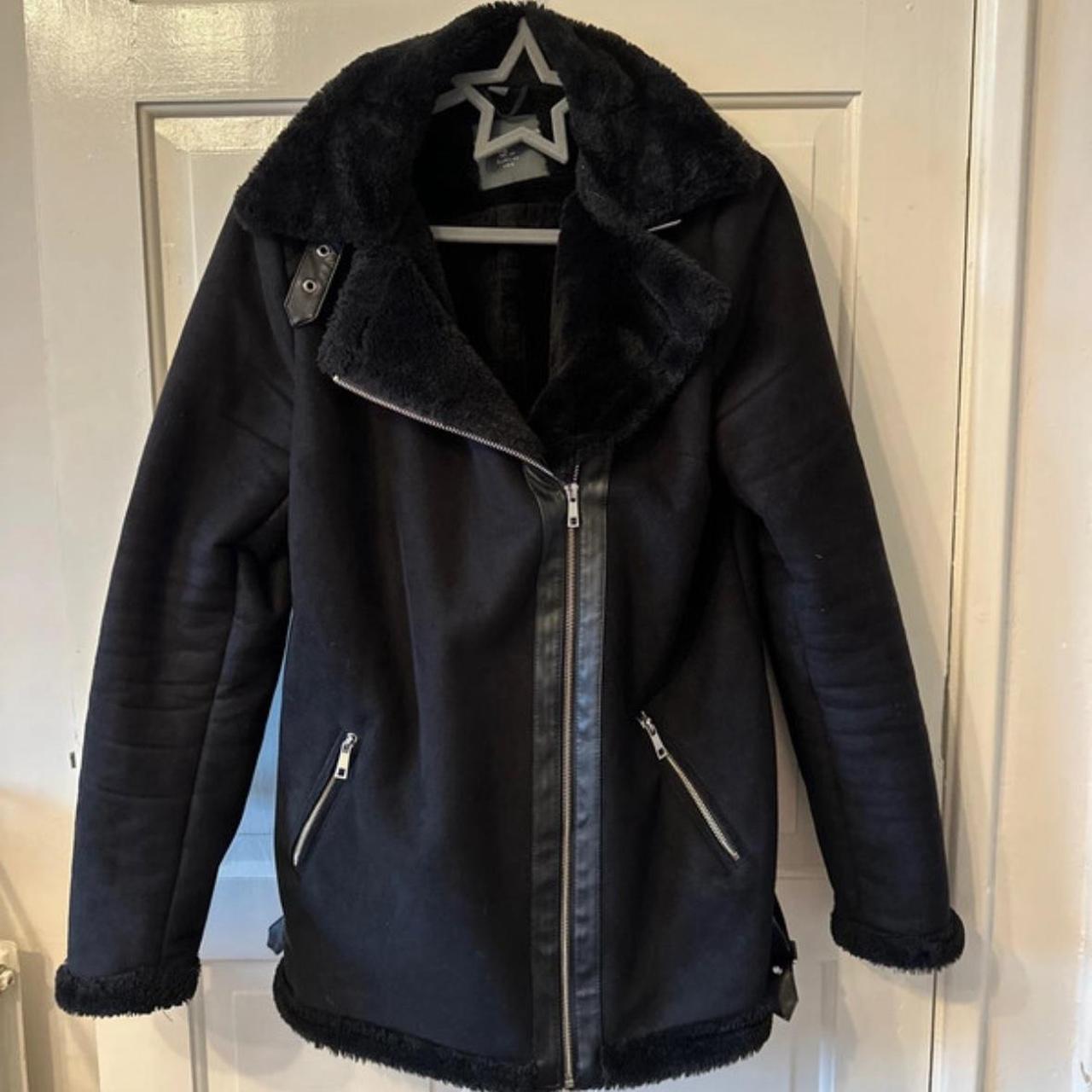 Dorothy perkins black aviator jacket best sale