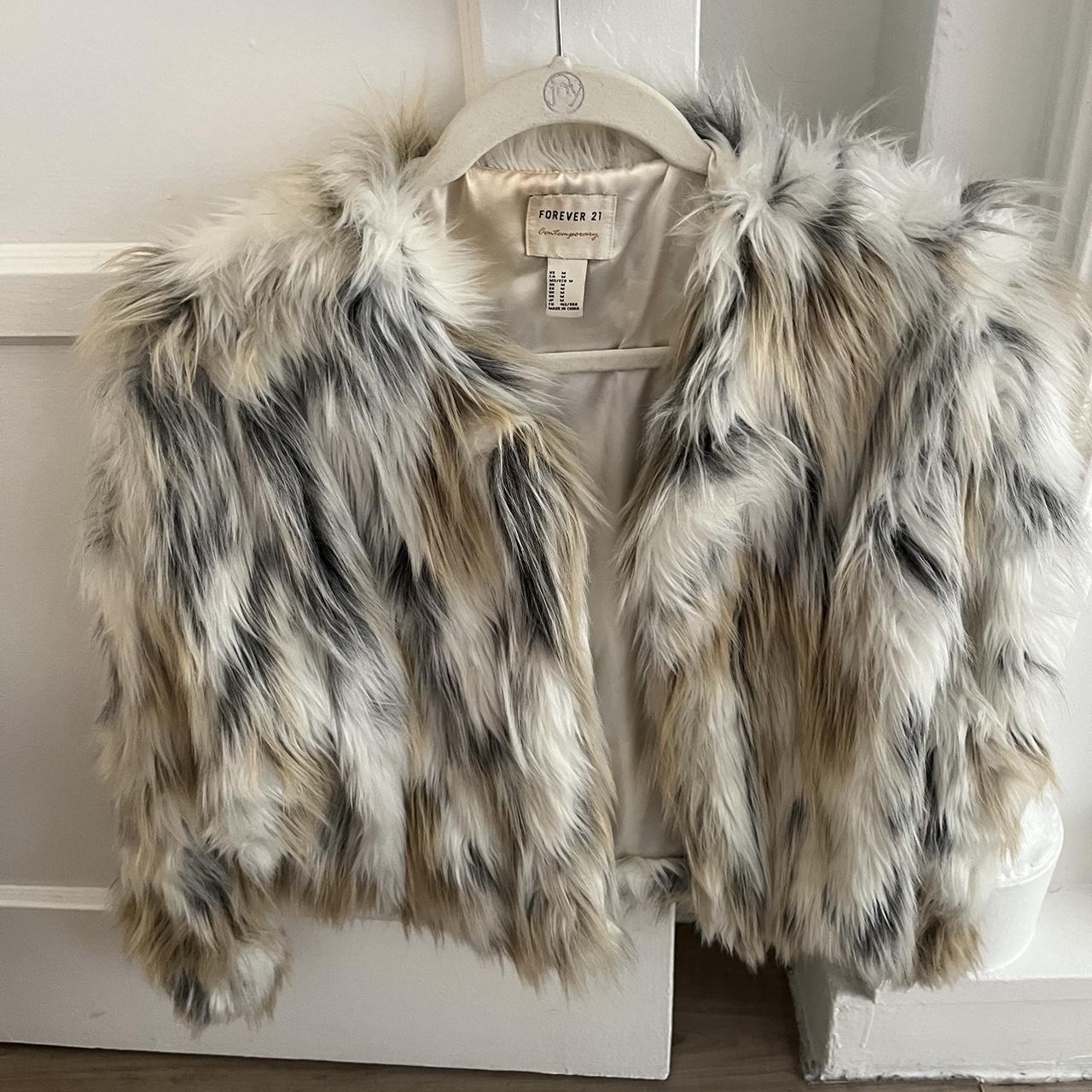 Forever 21 fur coat deals