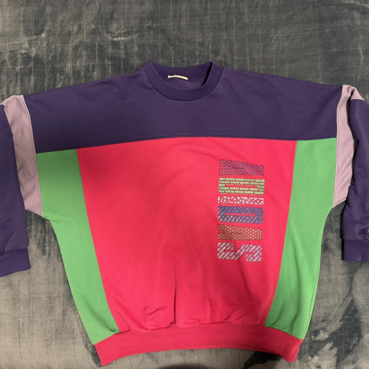 Adidas colorblock sweater on sale