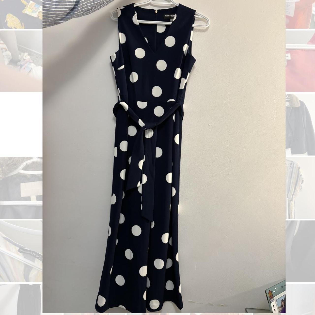 Lagerfeld Paris Karl Lagerfeld Navy Jumpsuit KARL LAGERFELD PARIS