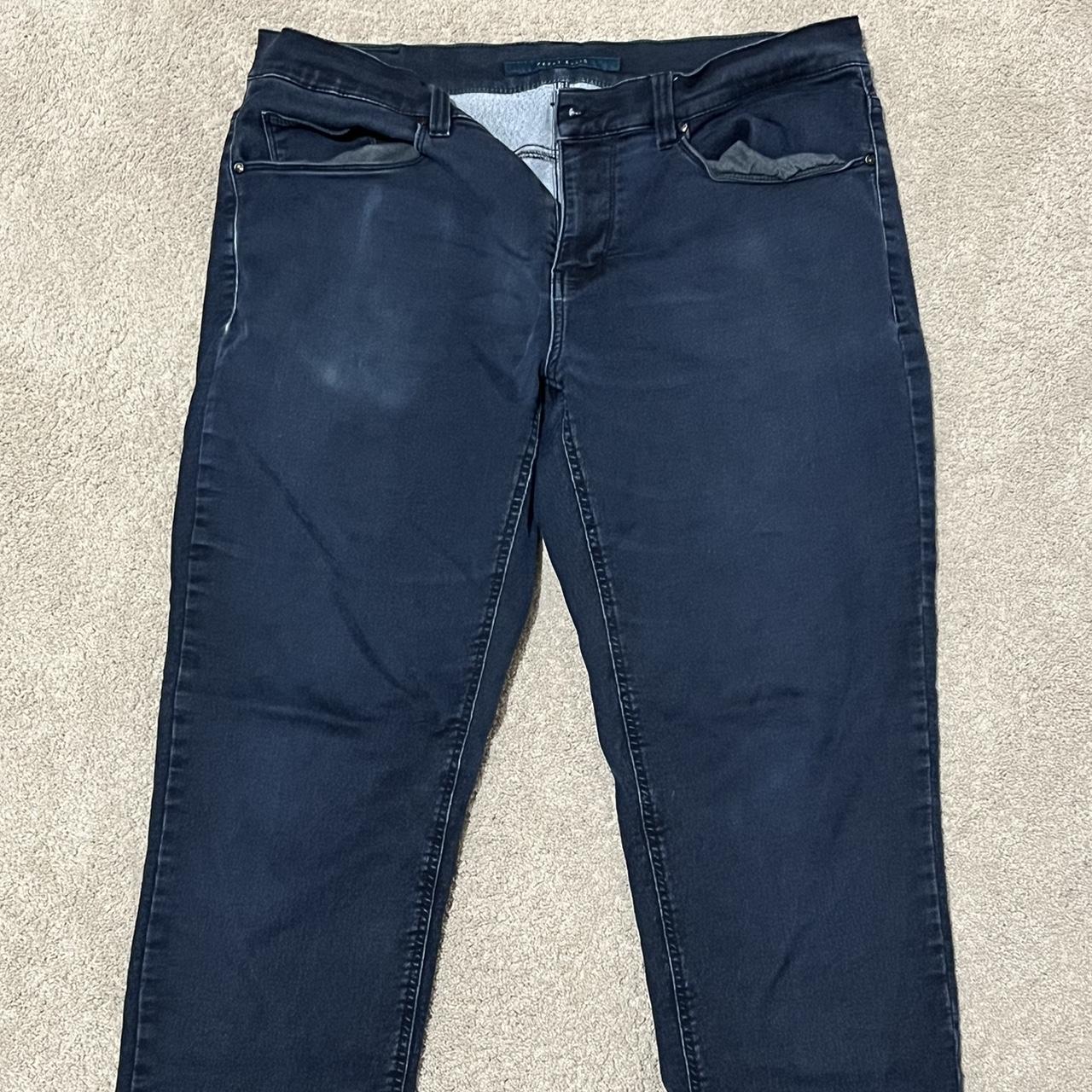 Perry Ellis Grey Slim Stretch Jeans Perry Ellis Men's Slim Fit