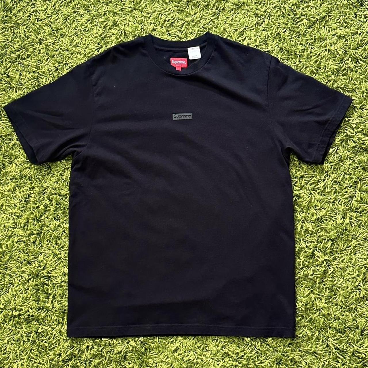 Supreme High Density Small Box S/S Top - Black -... - Depop