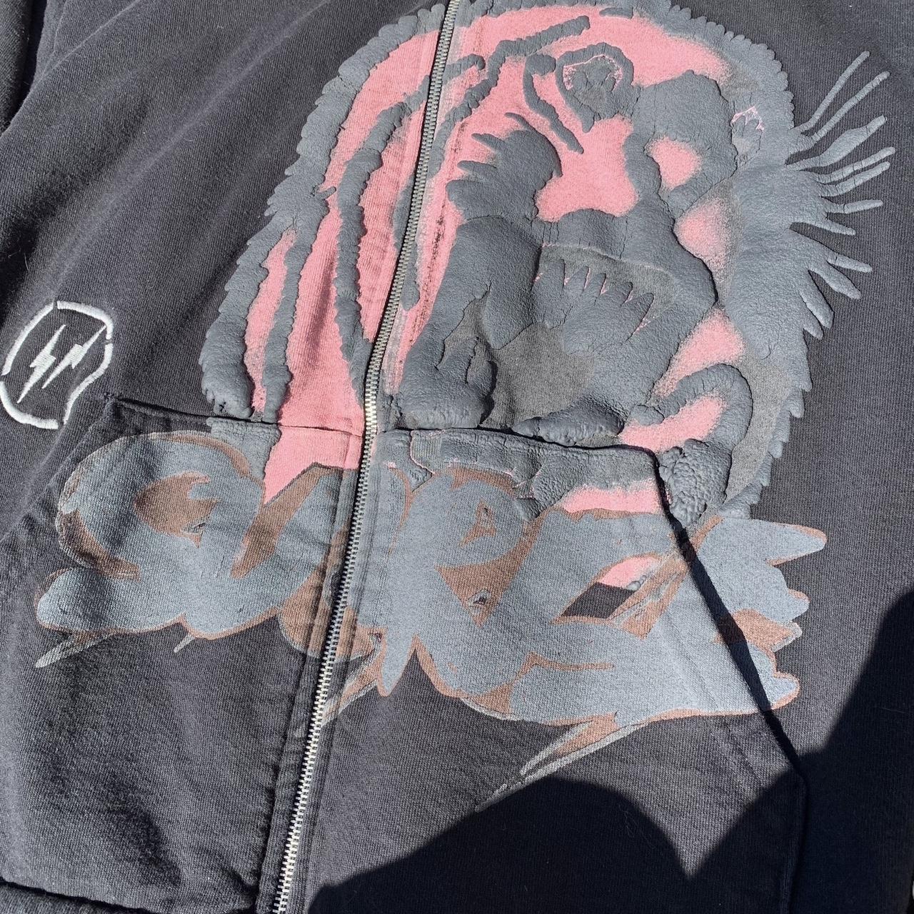 cactus jack for fragment sunrise zip up hoodie