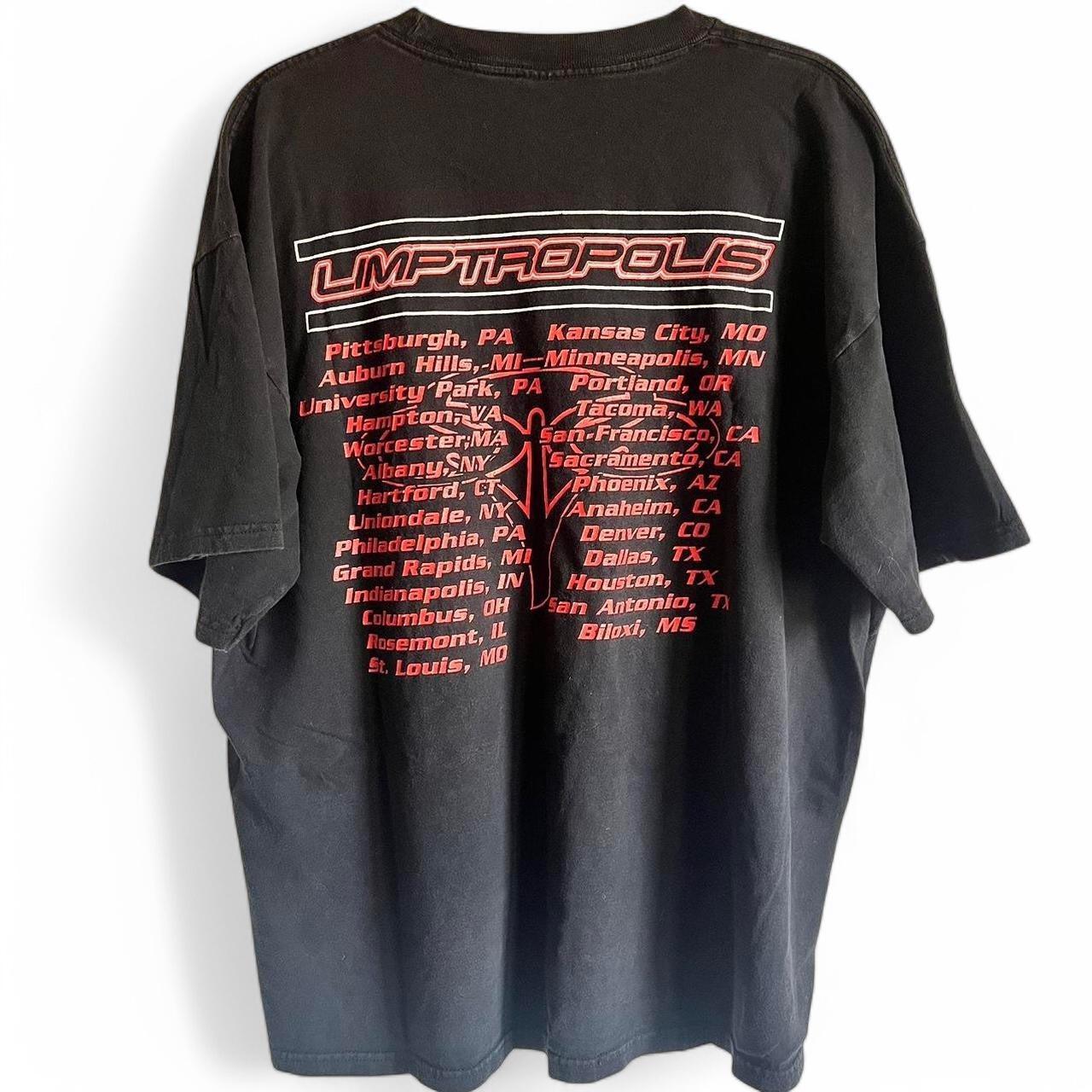 Limp Bizkit 90s グラフィックTシャツ Lサイズ 黒 Limp Bizkit 90s グラフィックTシャツ Lサイズ 黒 90s Limp