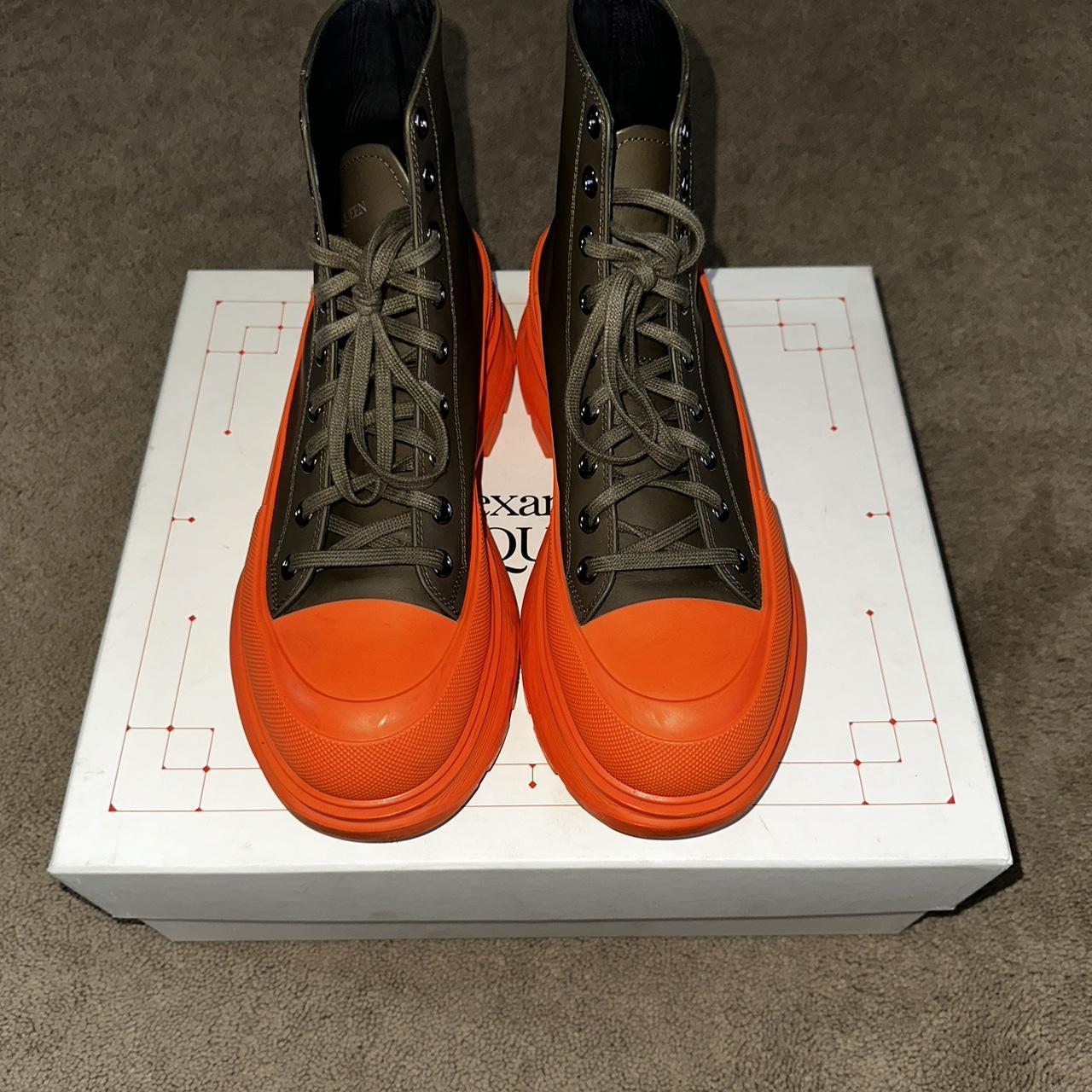 【コンチ】Alexander McQueen Tread Slick 42 Alexander McQueen Tênis Tread Slick Com Cadarço | Preto | FARFETCH BR