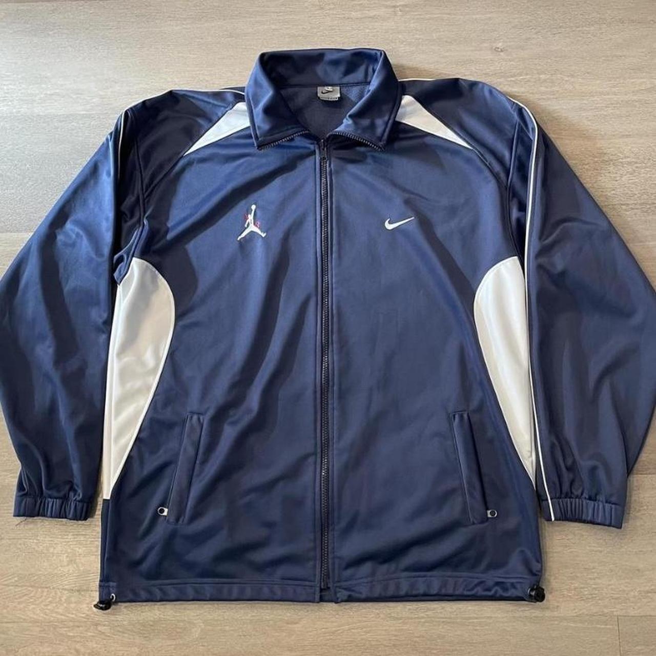 Crazy Vintage 90s Nike Air Jordan Track Jacket Mid... - Depop