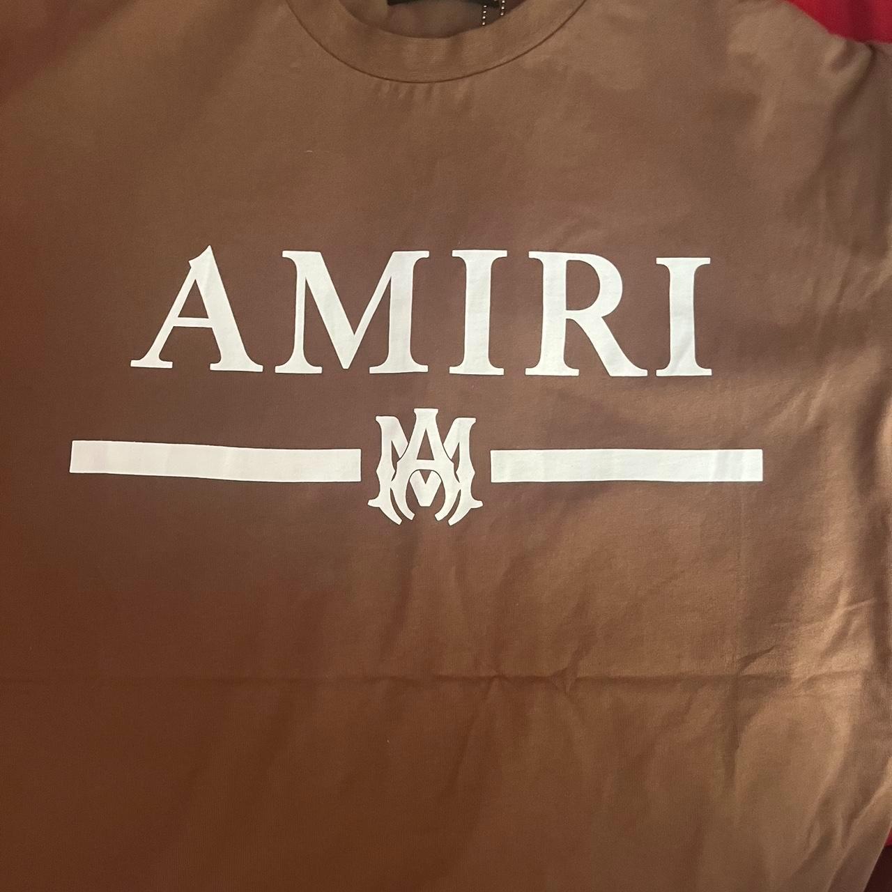 Amiri Men's Brown Shirt | Depop