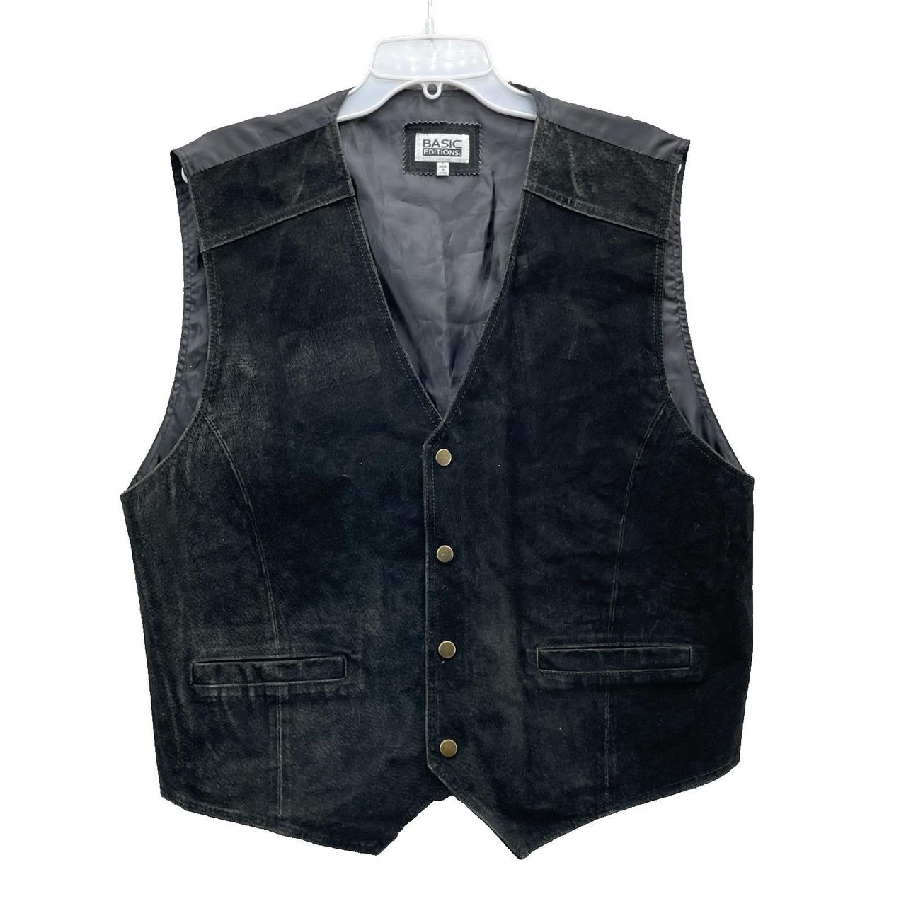 Basic Editions Men's Vest - Black - L – Basic Edi… - image 1