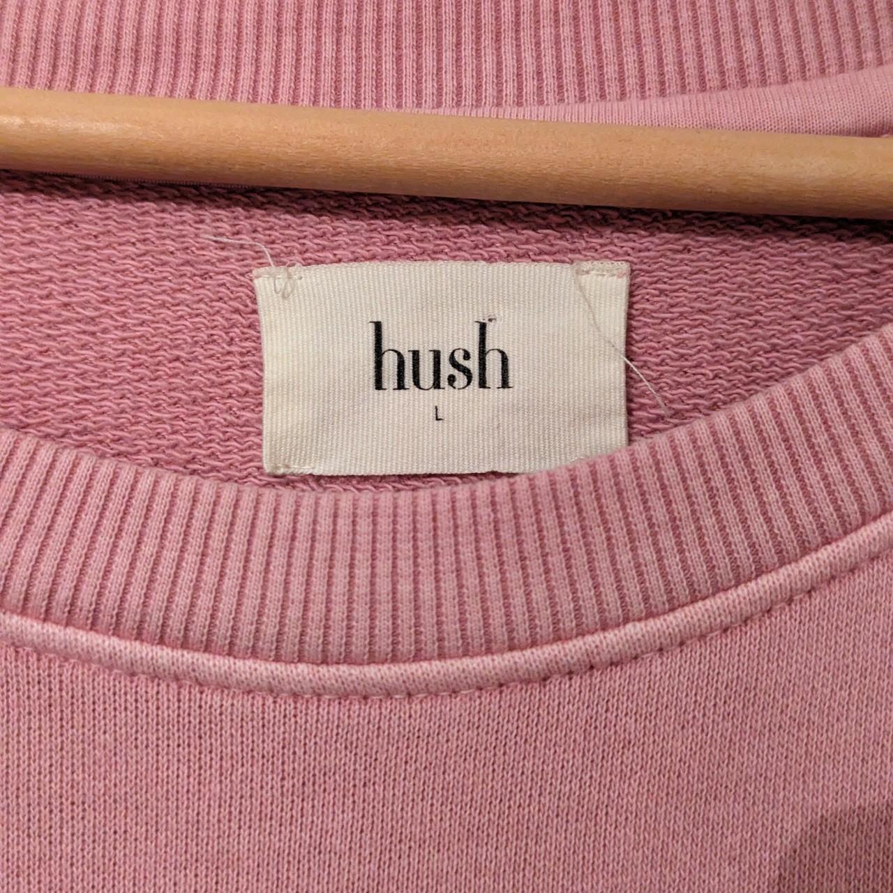 Hush Crackle star relaxed fit sweatshirt Muted pink Depop