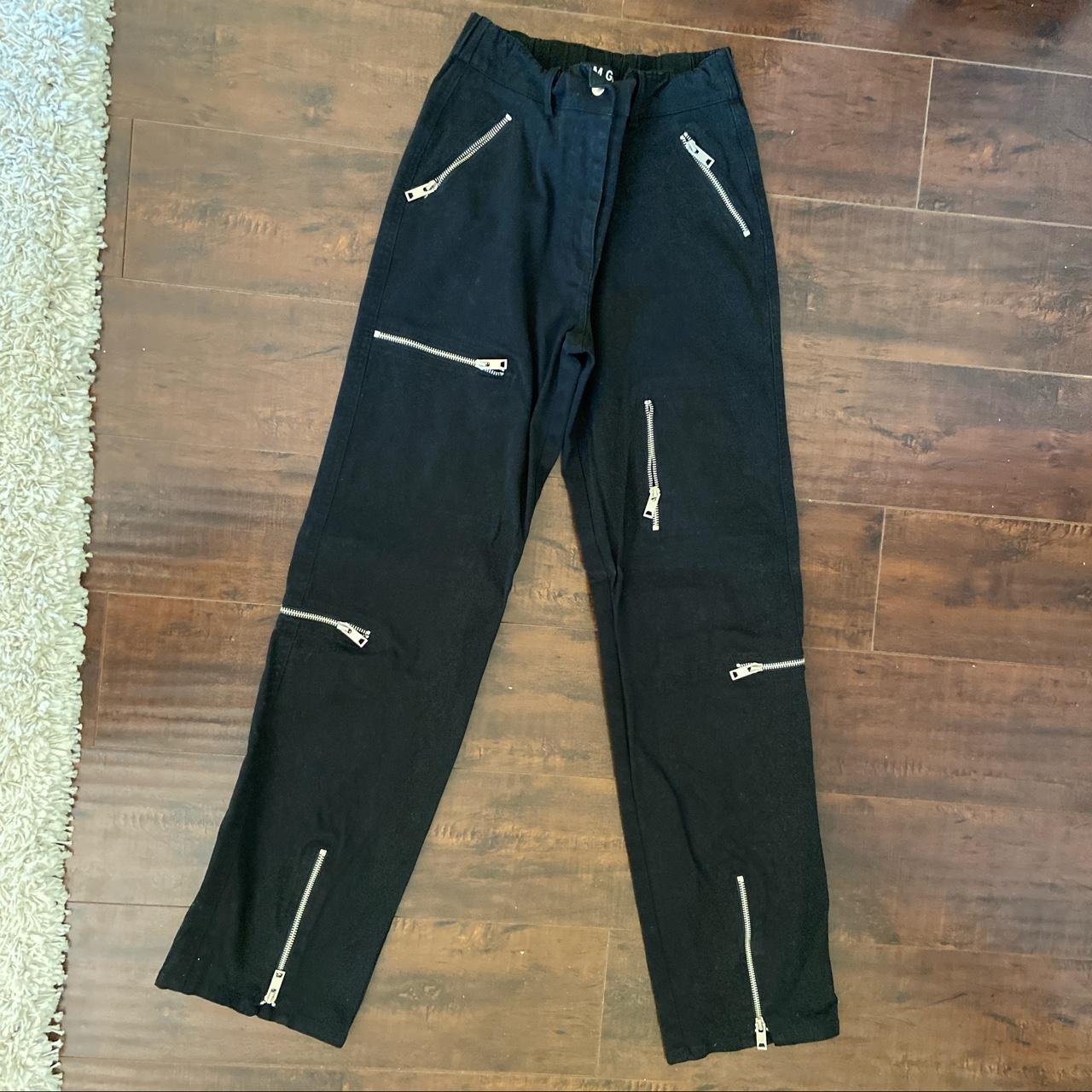 BLACK I AM GIA ELEVARA PANTS -size xs, -I AM