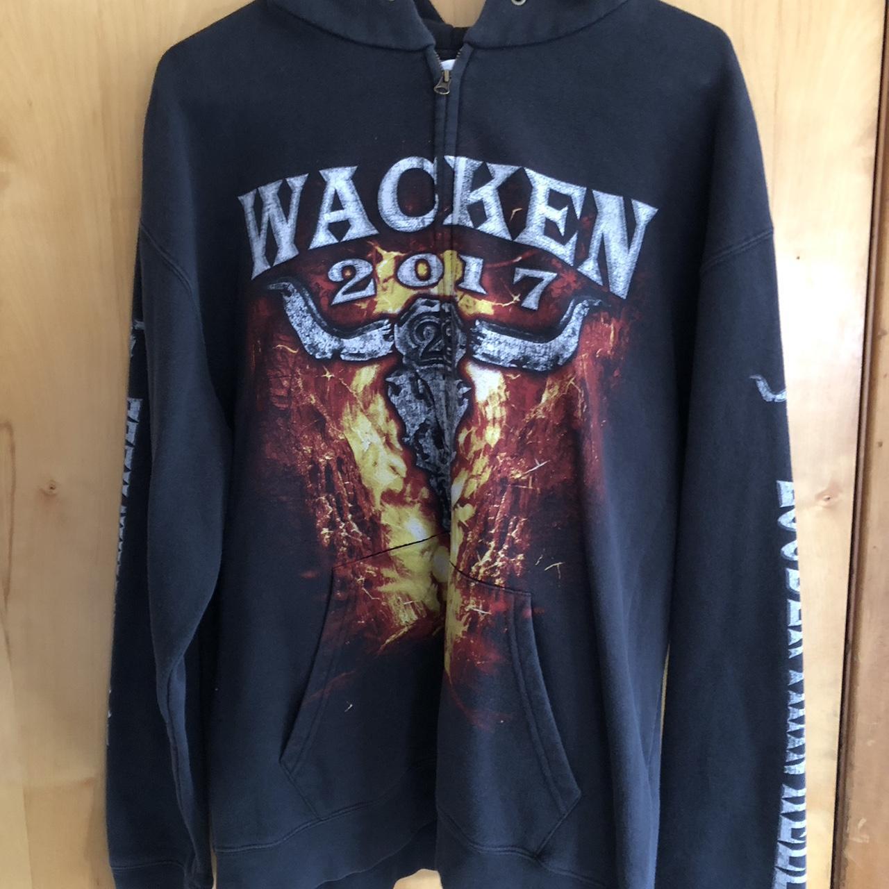 Wacken open air festival 2017 full zip hoodie jacket | Depop