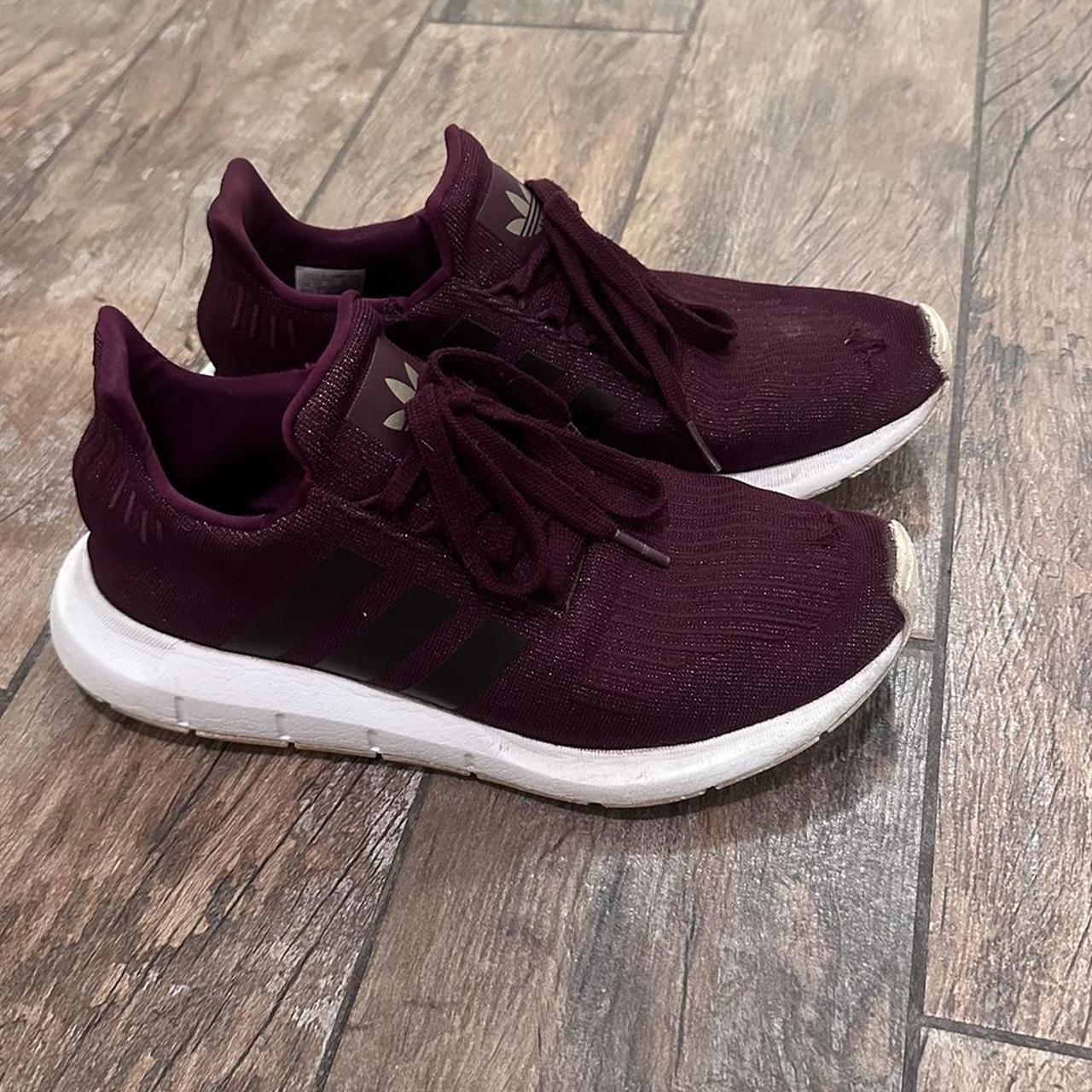 Maroon Adidas NMD Runner trainers women s 8.5 soles