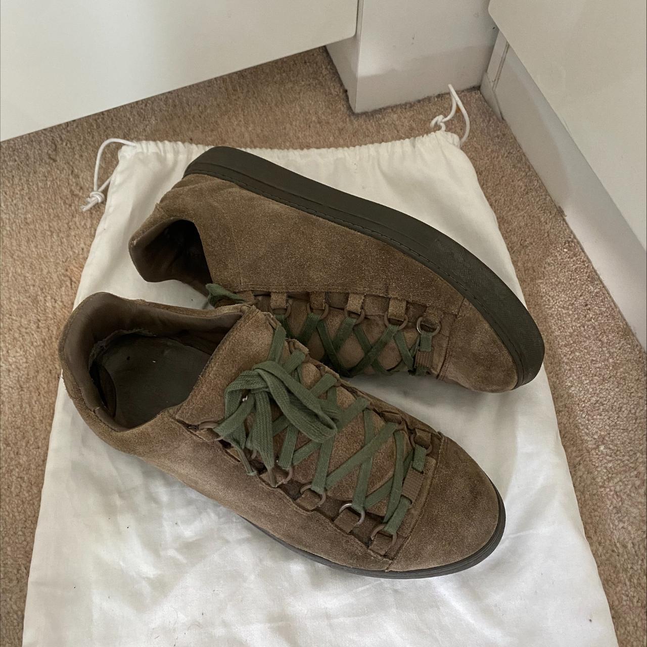 balenciaga arena homme brun