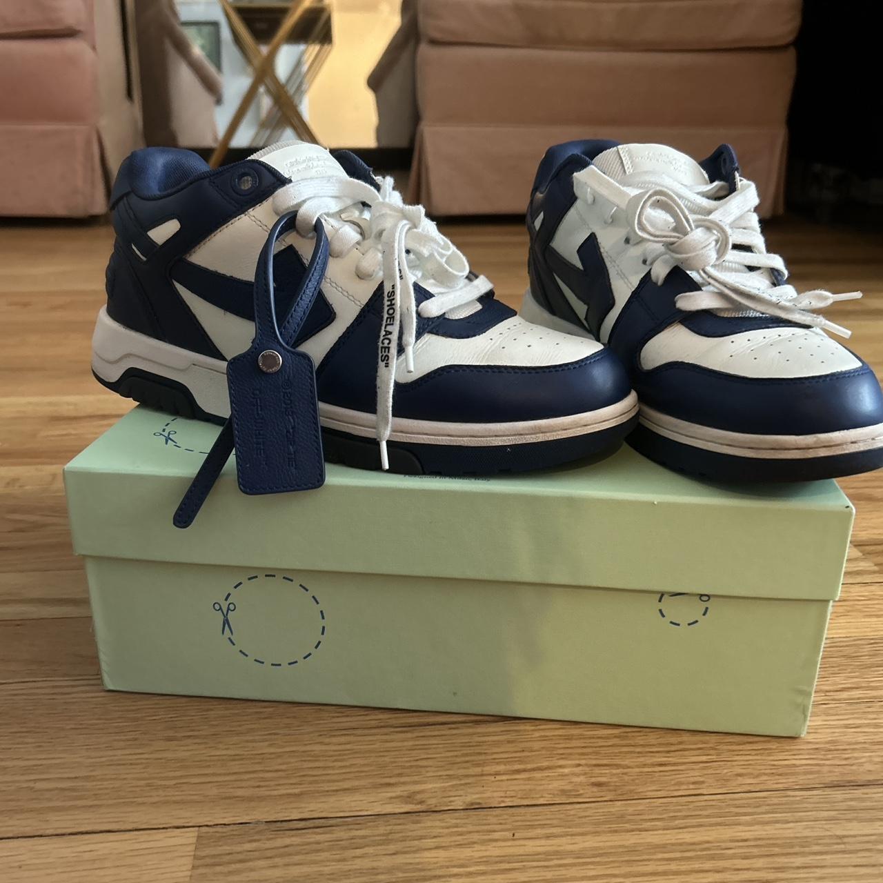 Off-White Out Of Office Sneakers “Dark Blue”