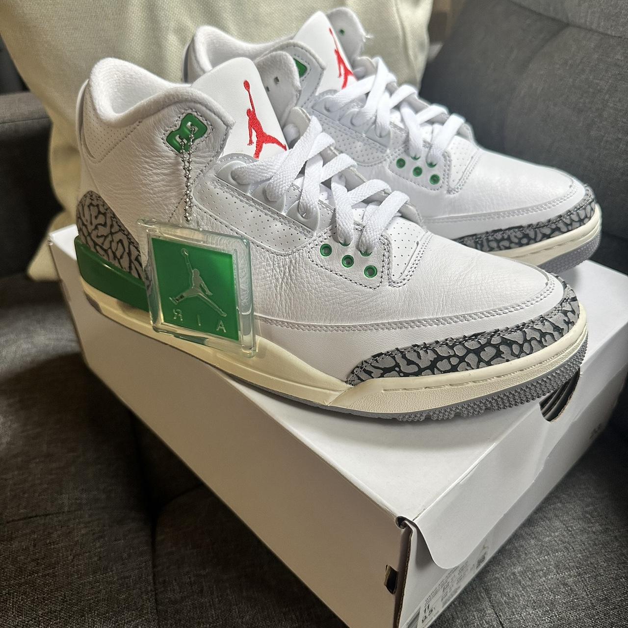 jordan 3 white blue and red