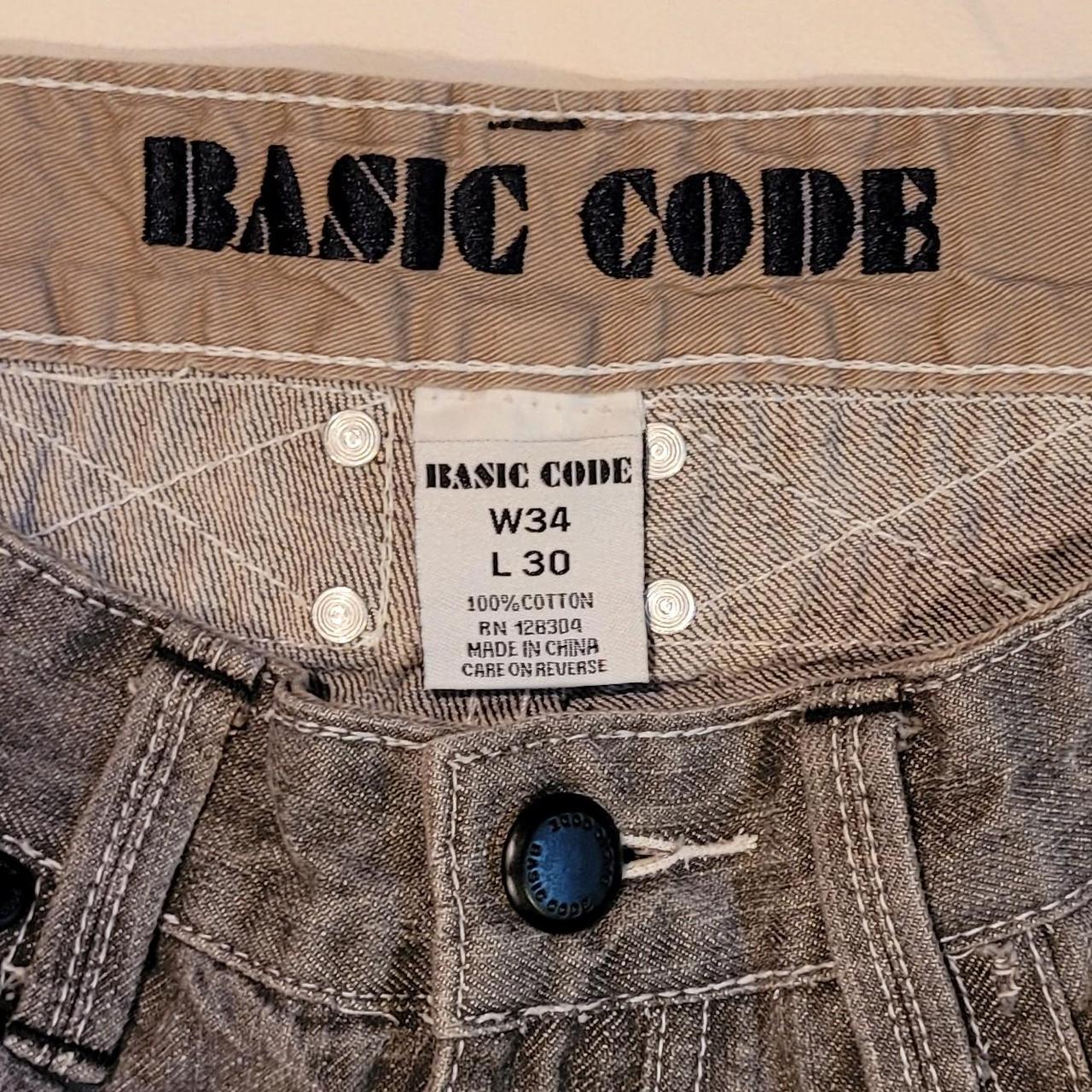 Men's Jeans - Grey/White - 34" – Basic Code Men's… - image 3