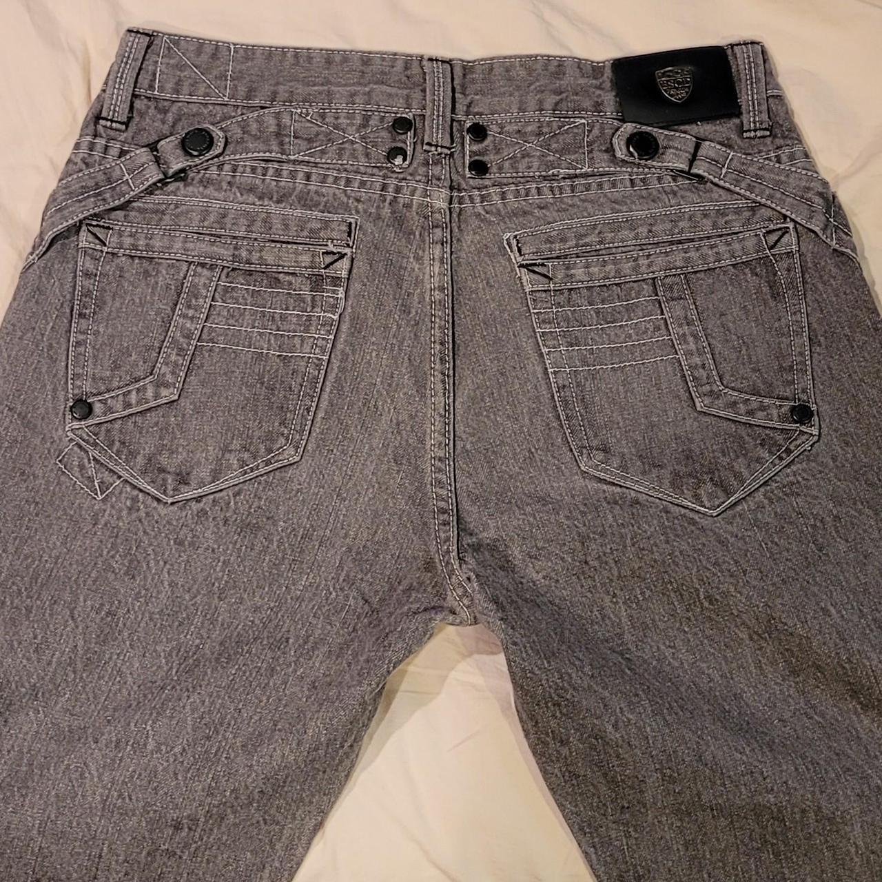 Men's Jeans - Grey/White - 34" – Basic Code Men's… - image 4