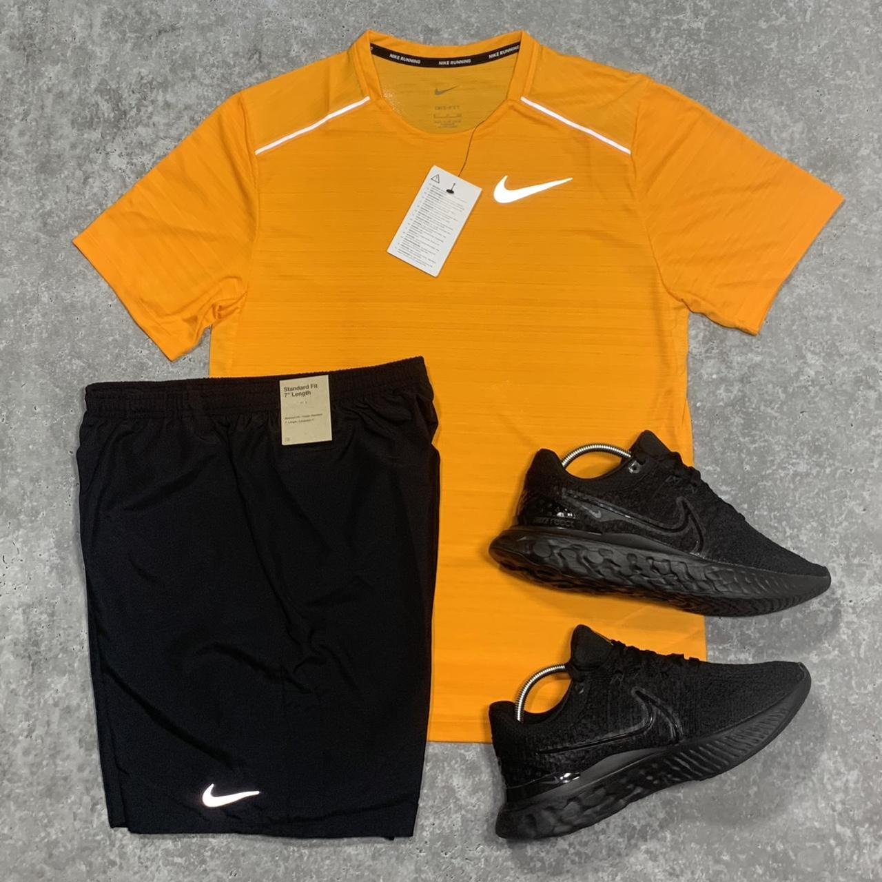 Nike Men's Orange T-shirt | Depop