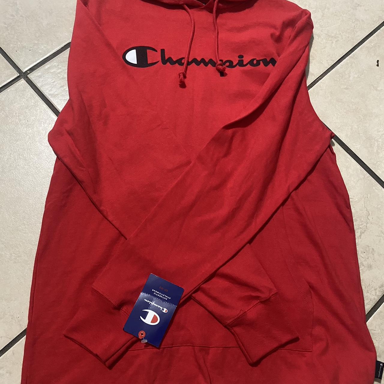 Red Champion Hoodie Never Worn B4 Champion