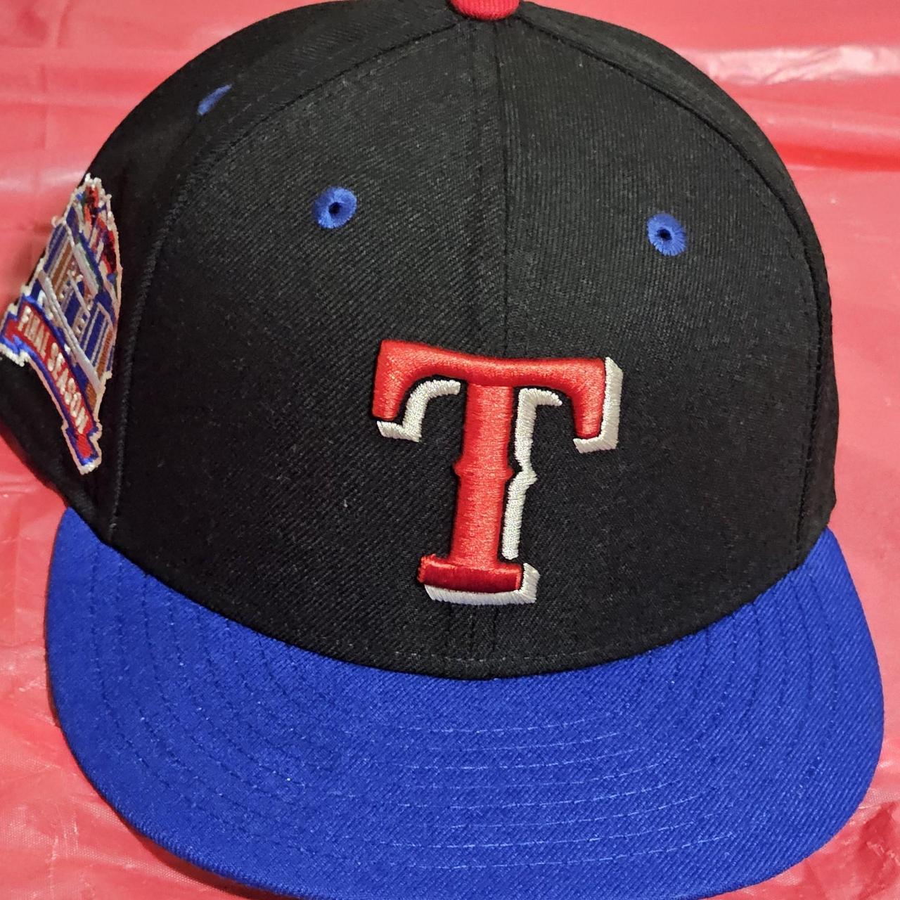 Black Dallas Texas Rangers Final Season 59FIFTY