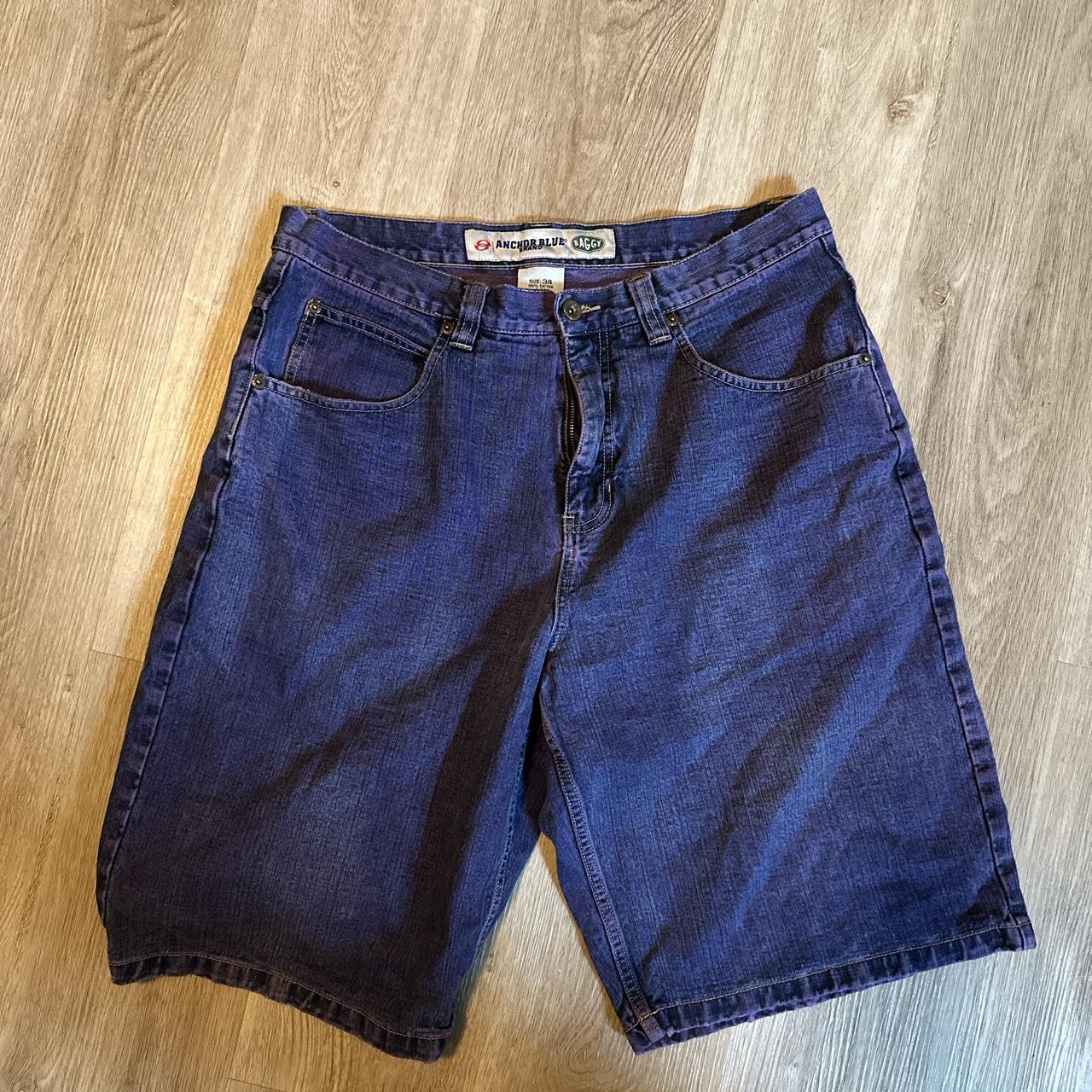 Anchor Blue Men's Shorts | Depop
