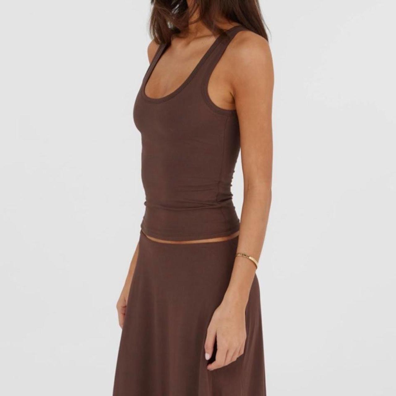 Sasha therese women's brown vest