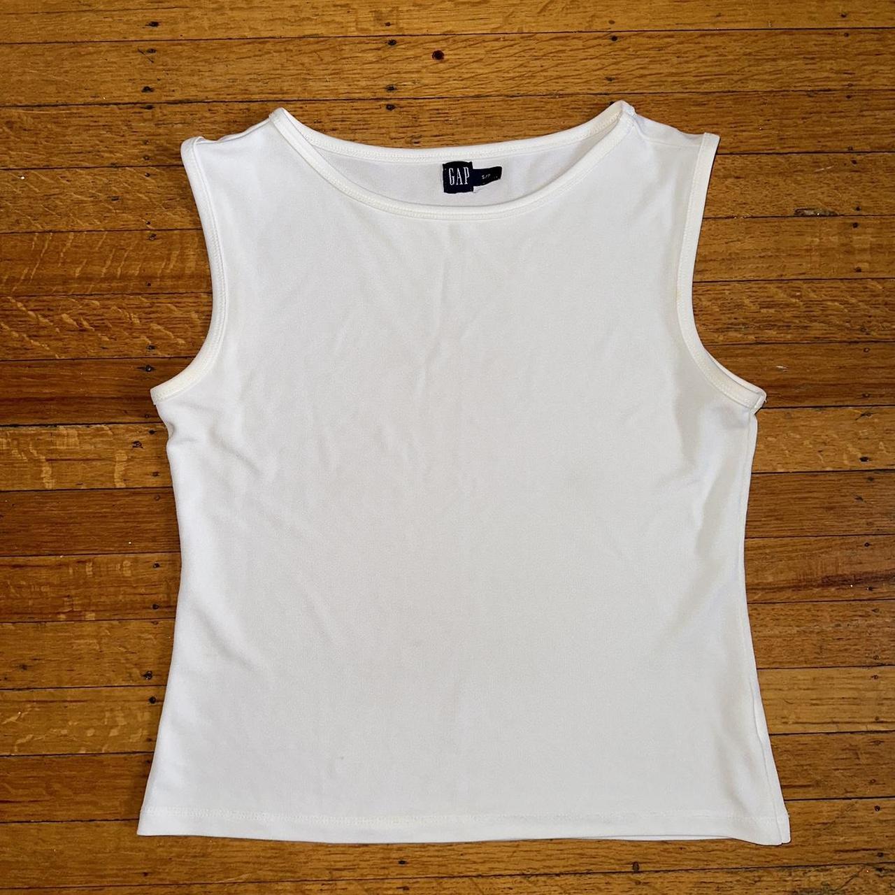 Boat neck tank top - Depop