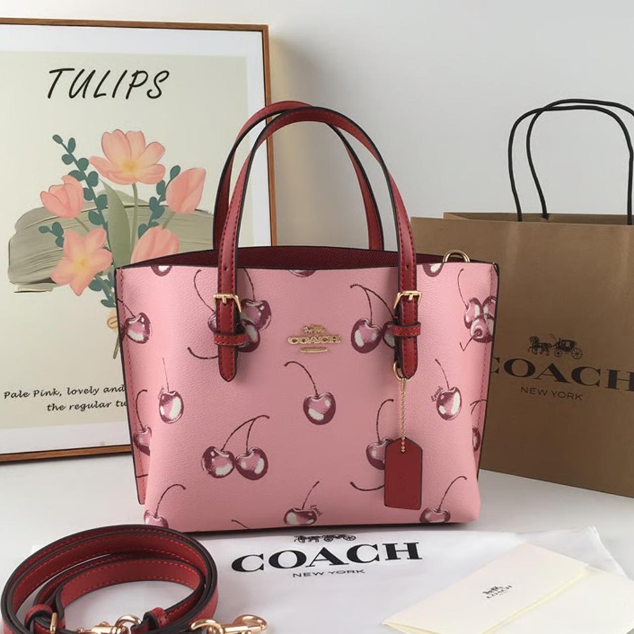 Coach store PINK tote bags