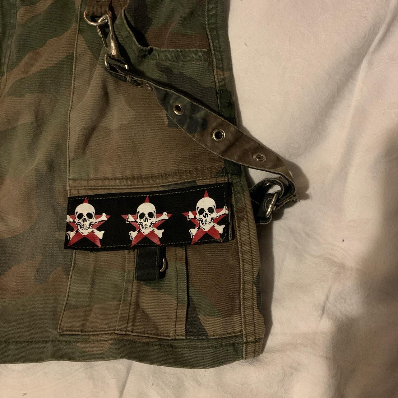 rare deadstock TRIPP NYC camo bondage mini skirt... - Depop