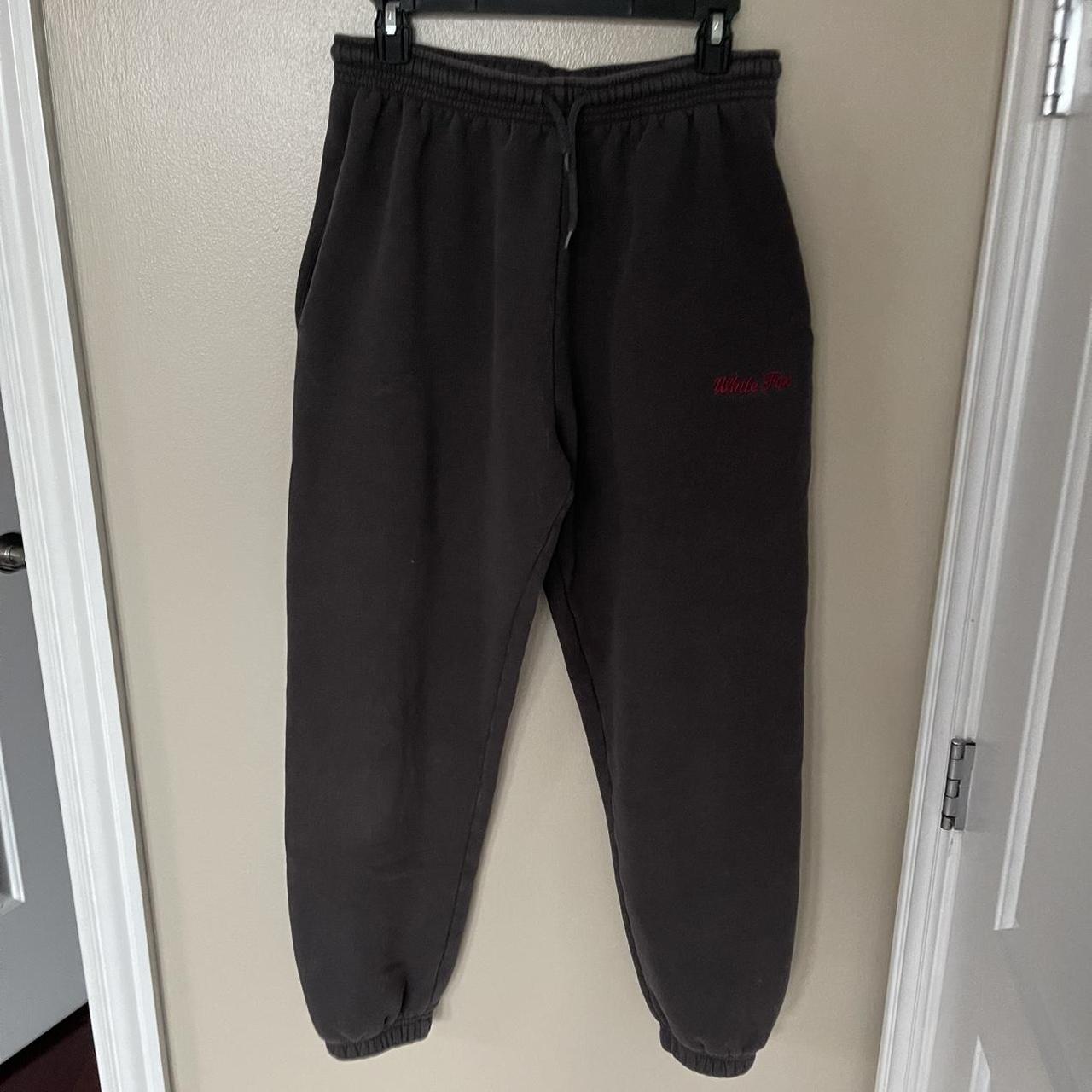 White Fox Boutique Charcoal Sweatpants - Super comfy... - Depop