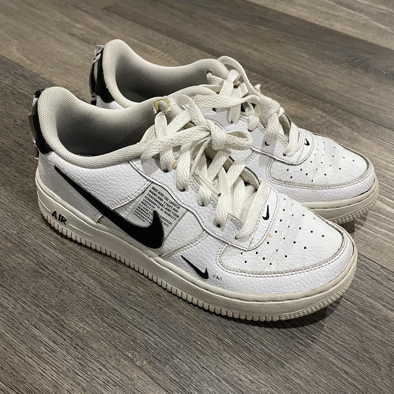 Nike Air Force 1 Low Utility White Black Shoes Depop