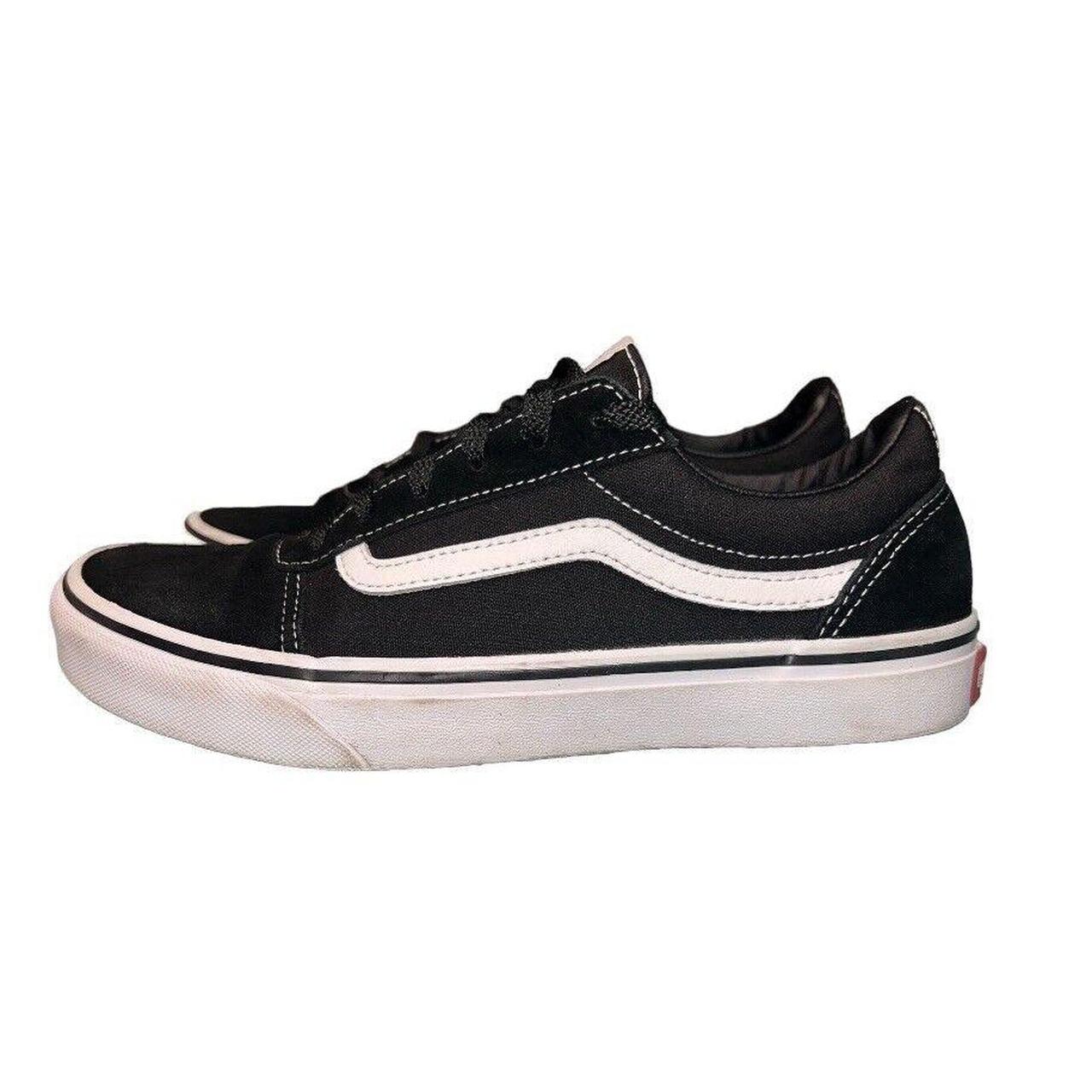 Vans Old Skool Youth Size 6 Black White Classic. Depop