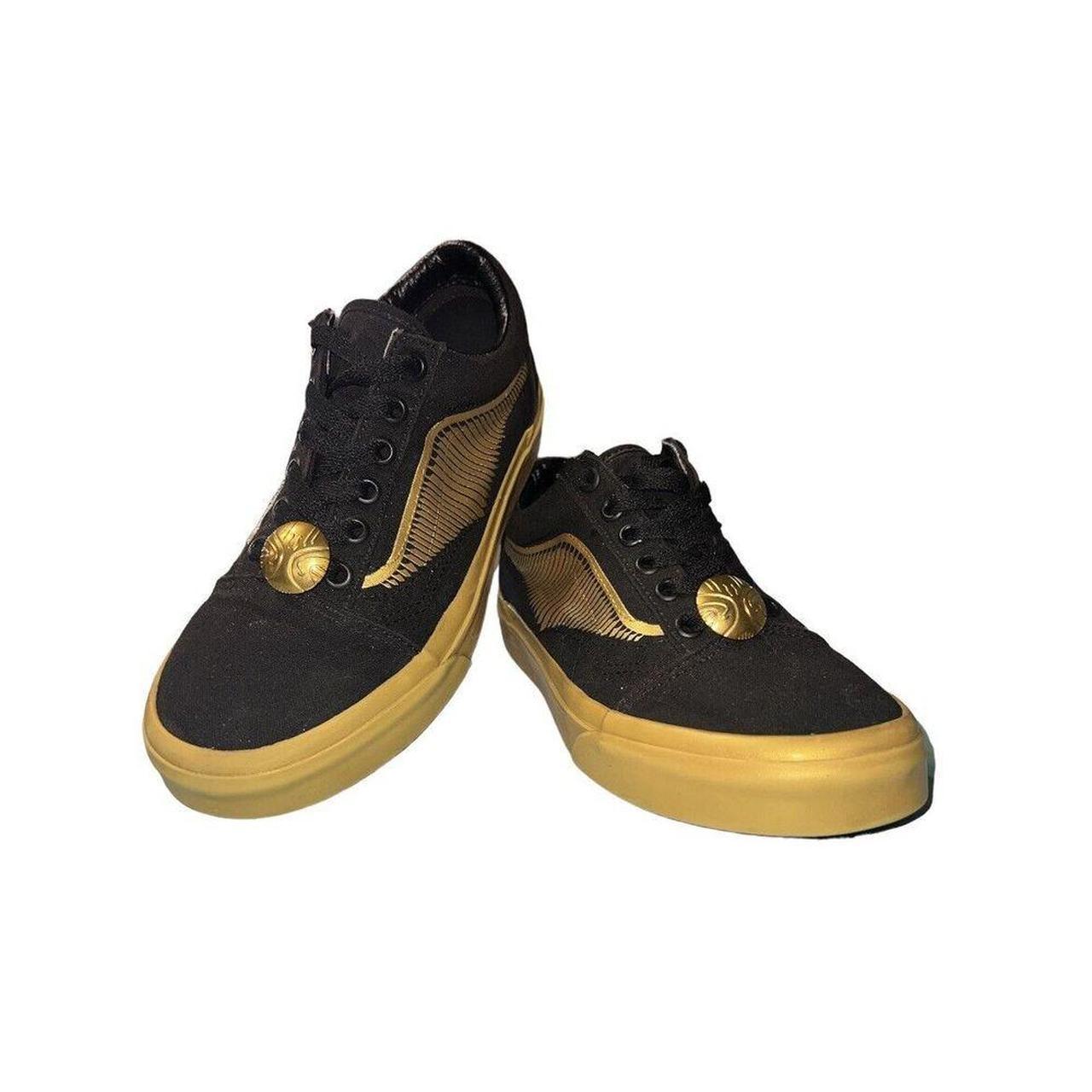 Black and gold vans old skool best sale