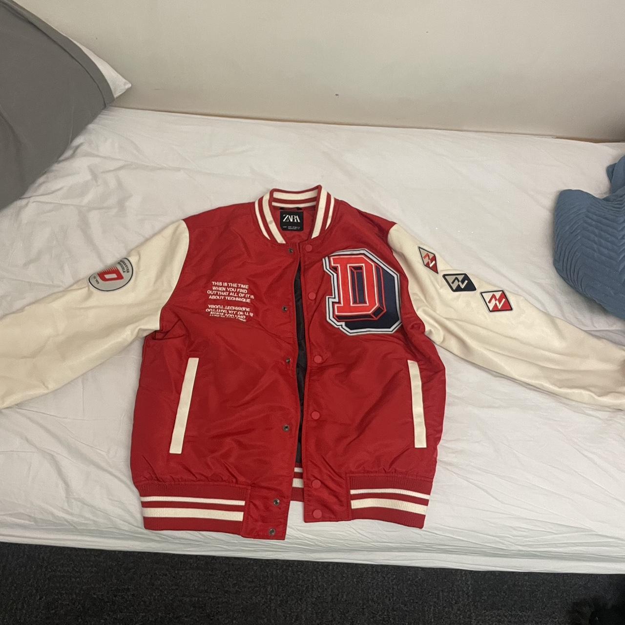 Small Zara oversized varsity jacket brand new