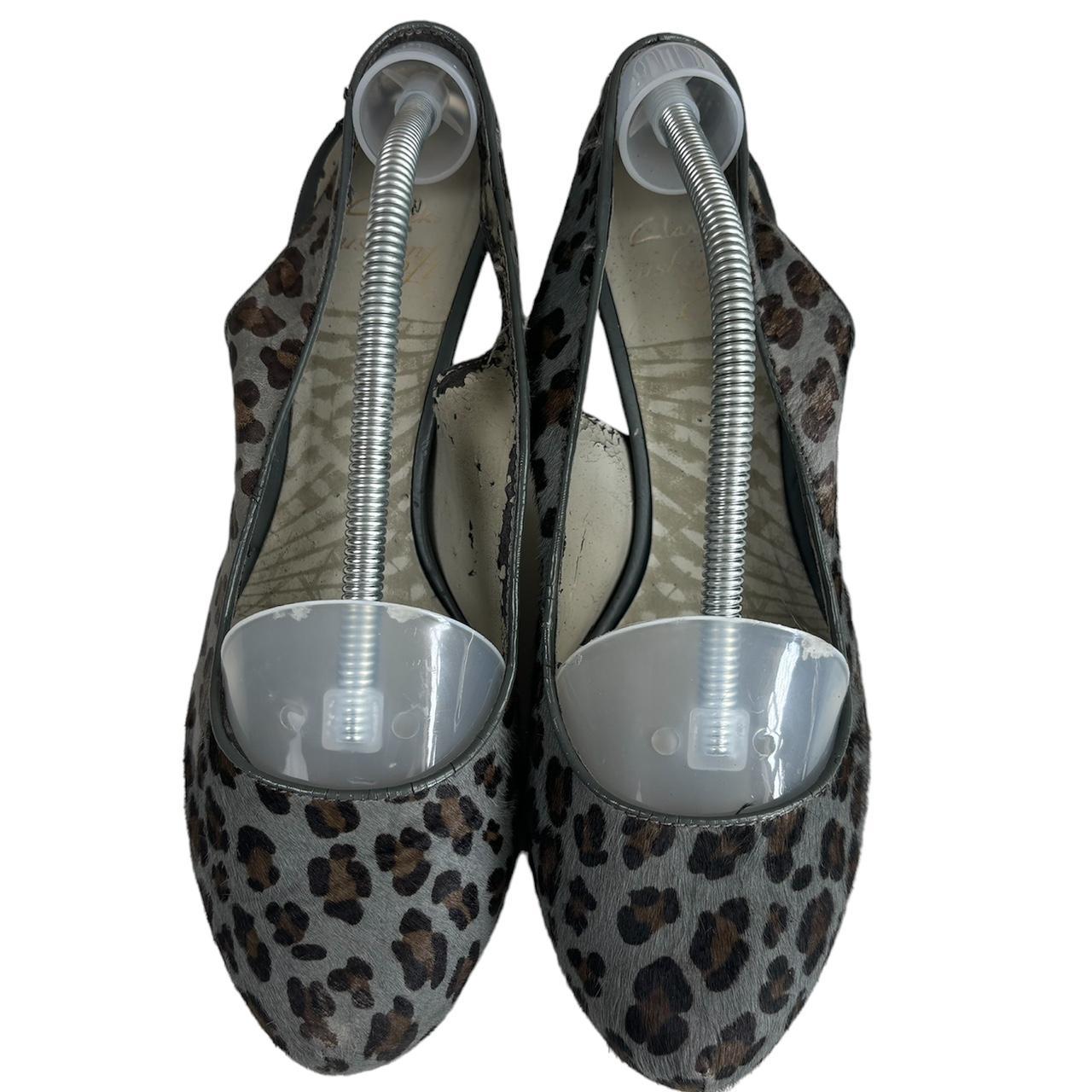 Clarks Cushion Soft Animal Print High Heels UK 6