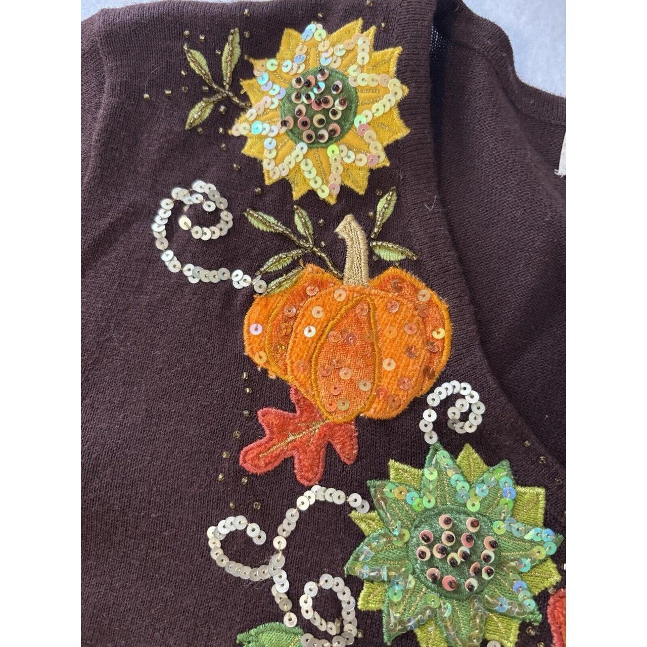 Source Unknown Women's Sweater - Brown - M – Vint… - image 5