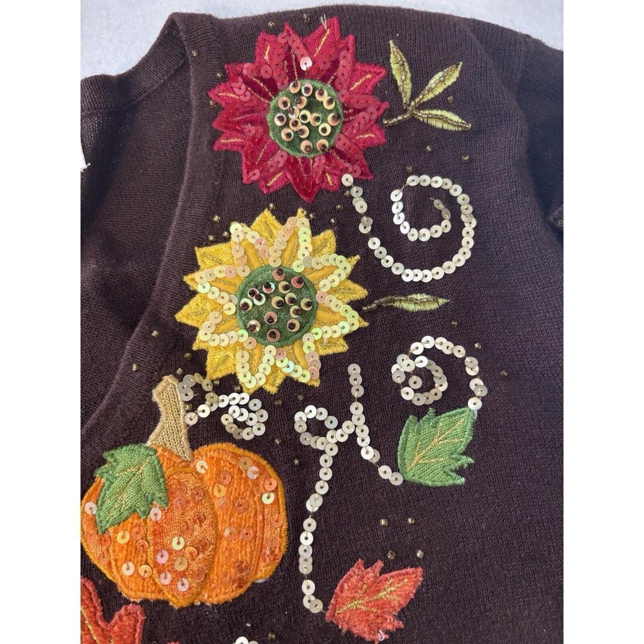 Source Unknown Women's Sweater - Brown - M – Vint… - image 4