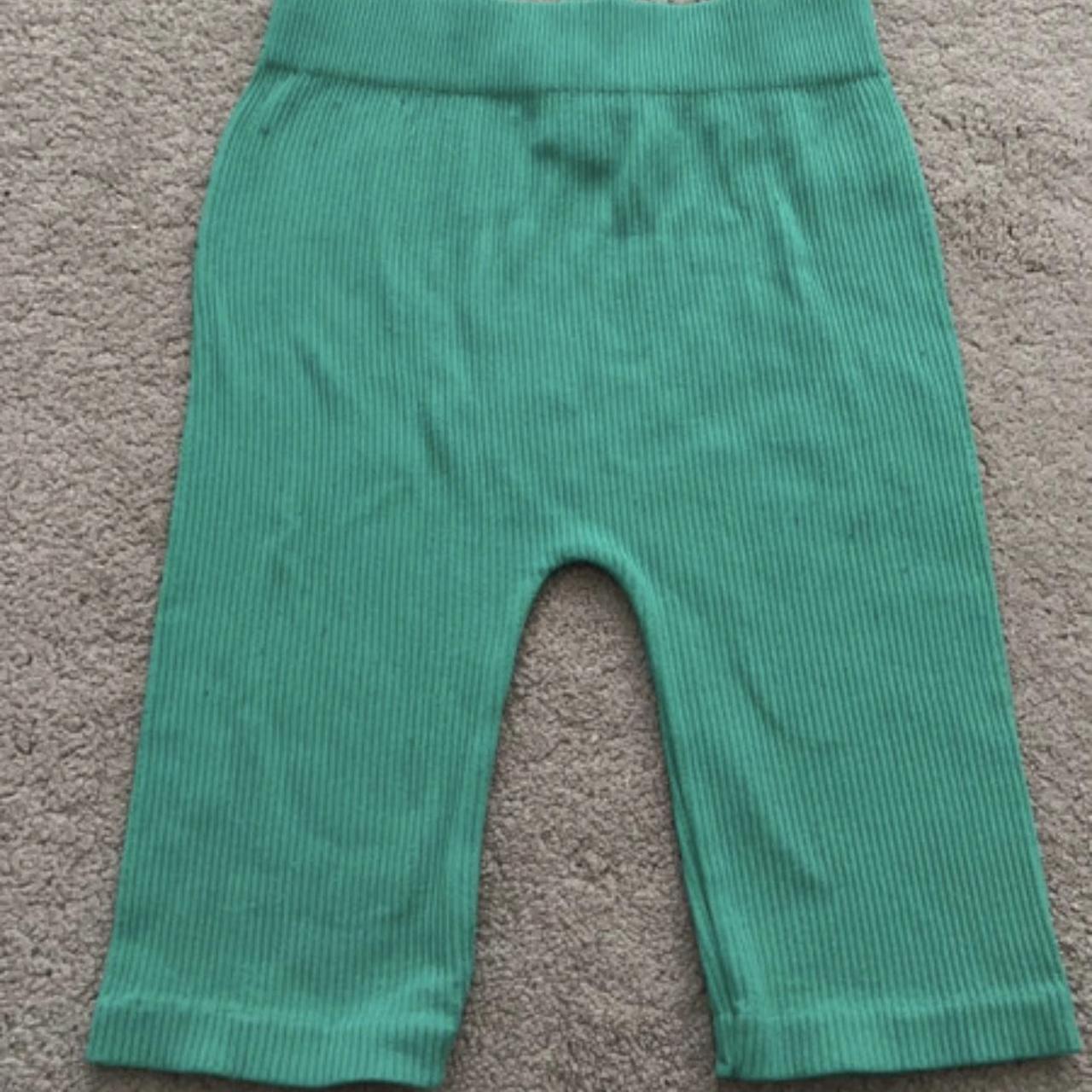 Zara seamless green cycling shorts never worn Depop