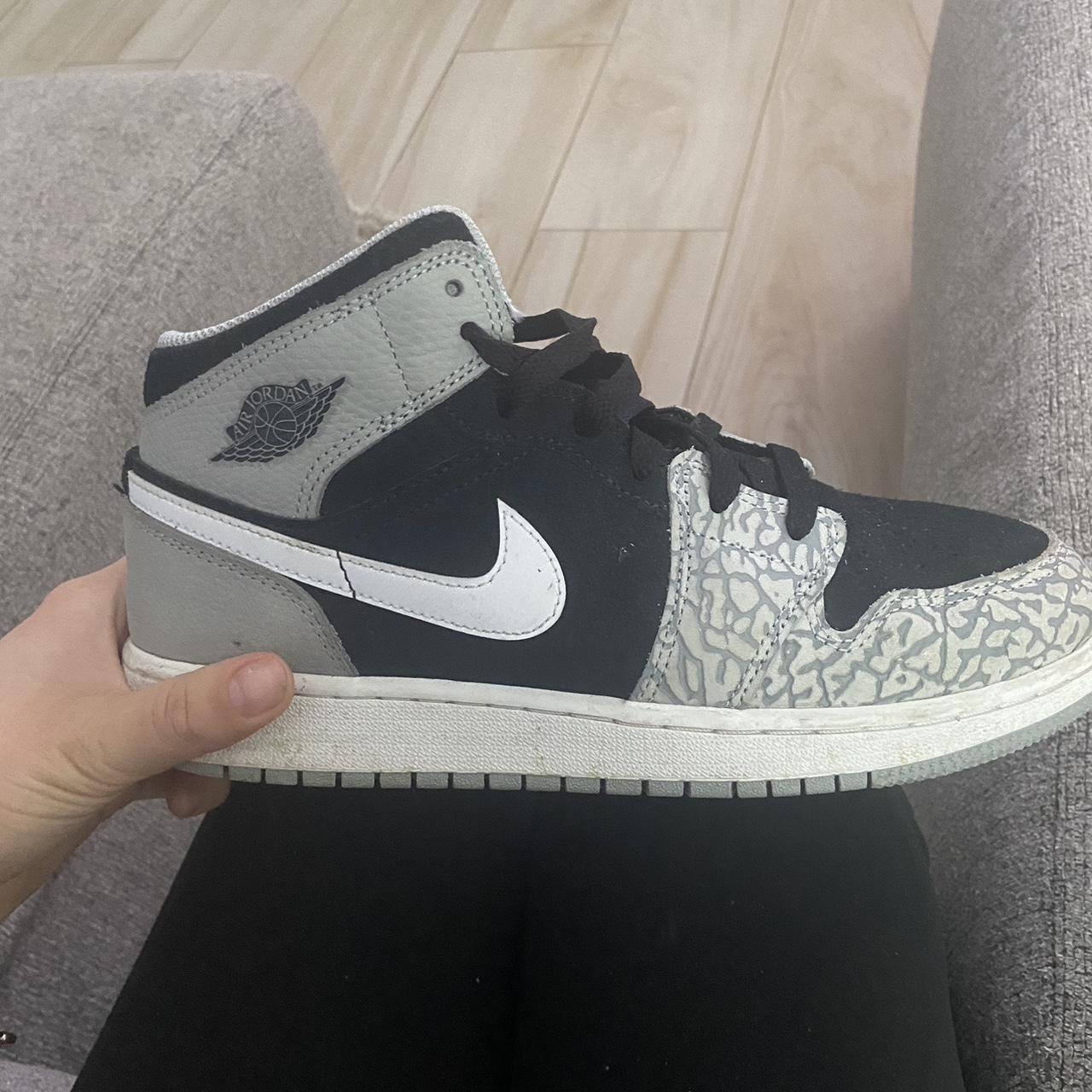 Jordan 1s Black and gray - Depop