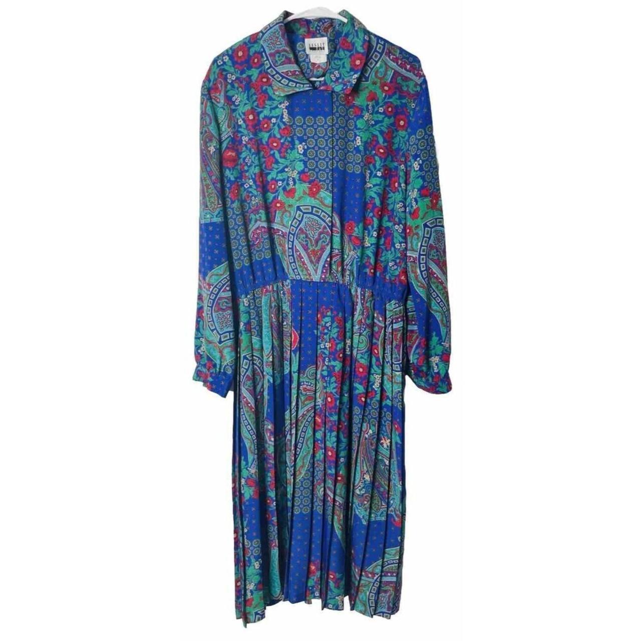 Top Vintage 1970s Leslie Fay MIDI Dress