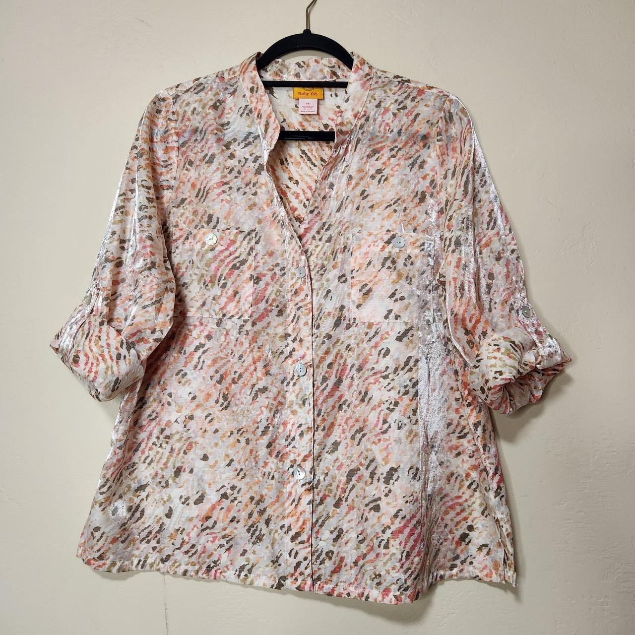 Ruby Rd. Women's Shirt - Multi - 16 – Ruby Rd Top… - image 5